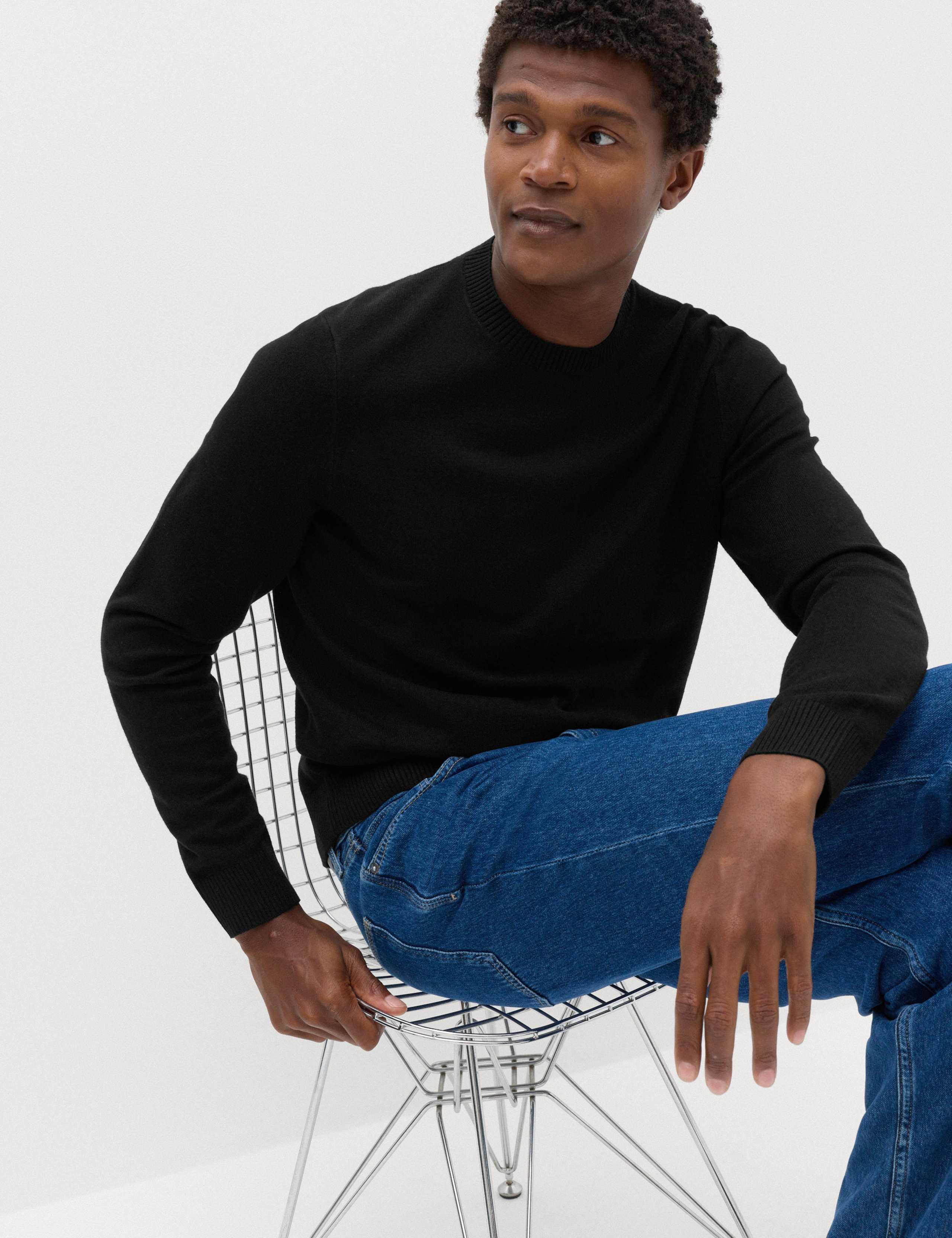 2 Pack Air Yarn Crew Neck Jumpers 5 of 5