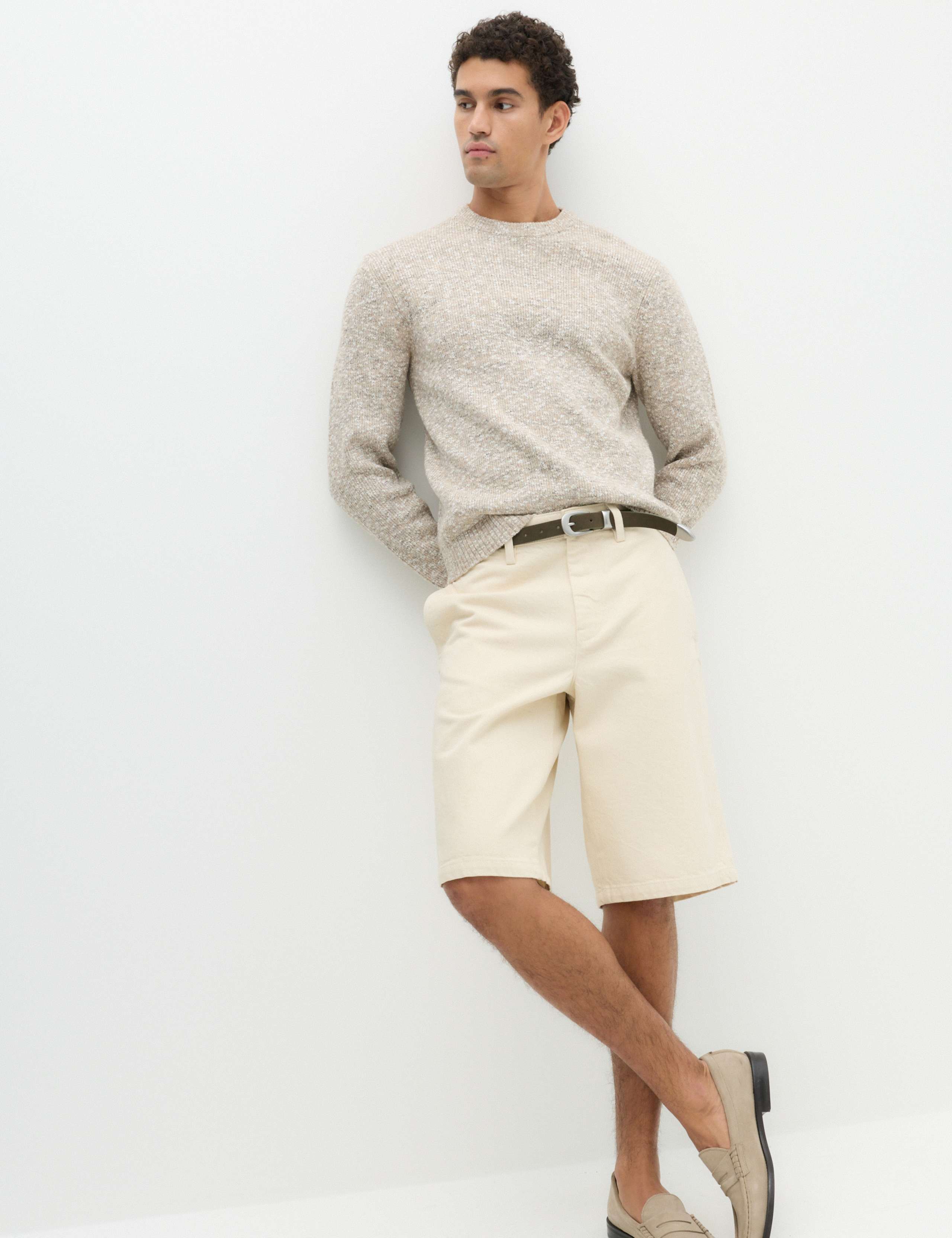 Regular Fit Cotton Blend Textured Jumper 5 of 5