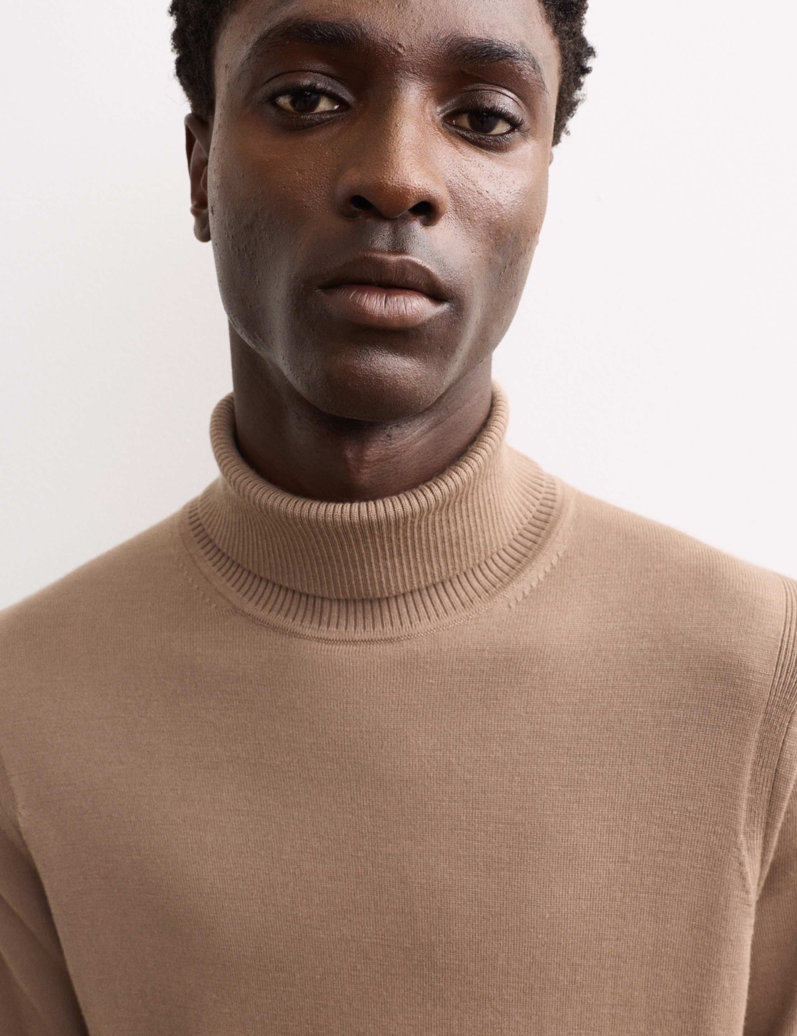 Extra Fine Merino Roll Neck Jumper with Silk 3 of 7