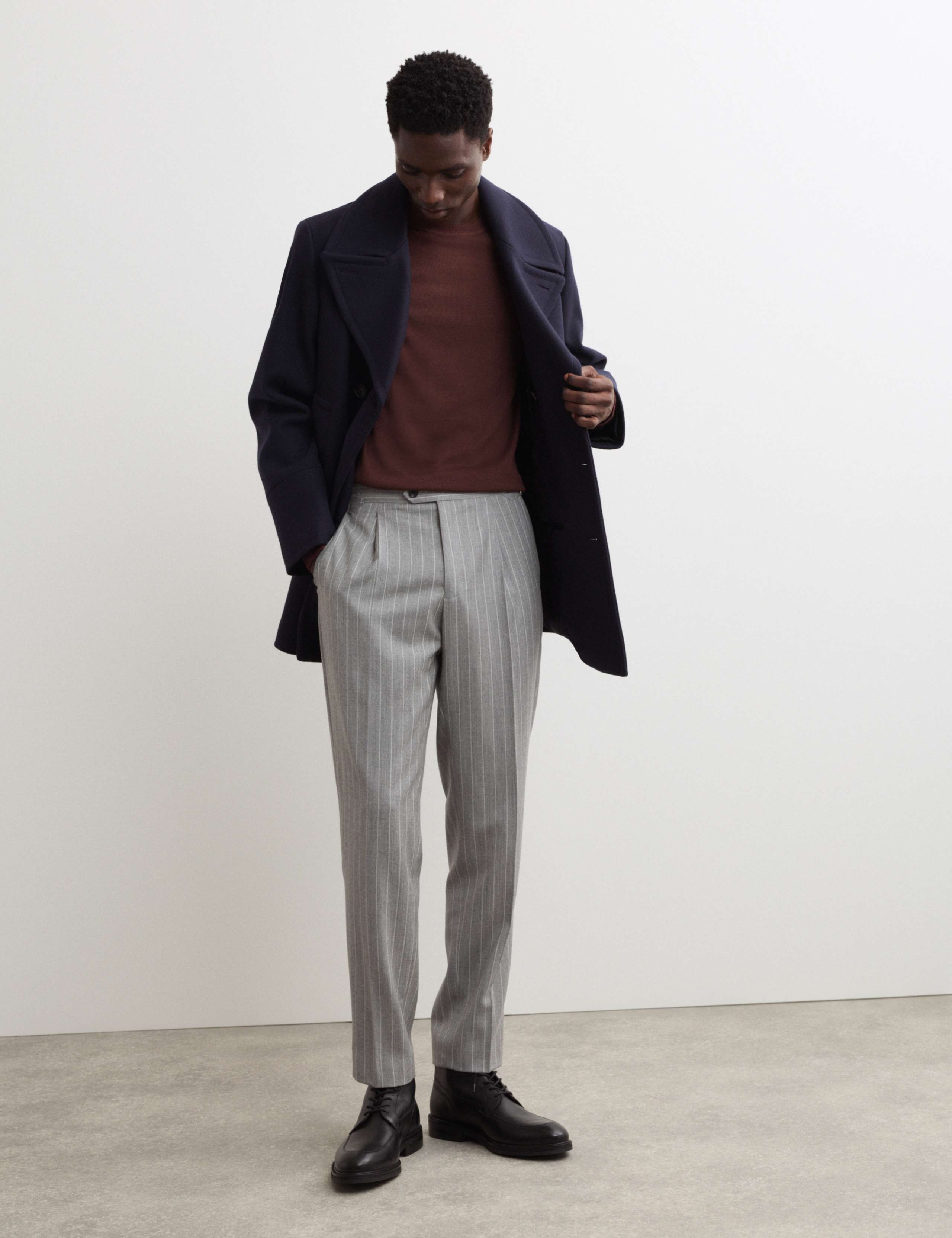 Extra Fine Merino Wool Crew Neck Jumper with Silk 4 of 7