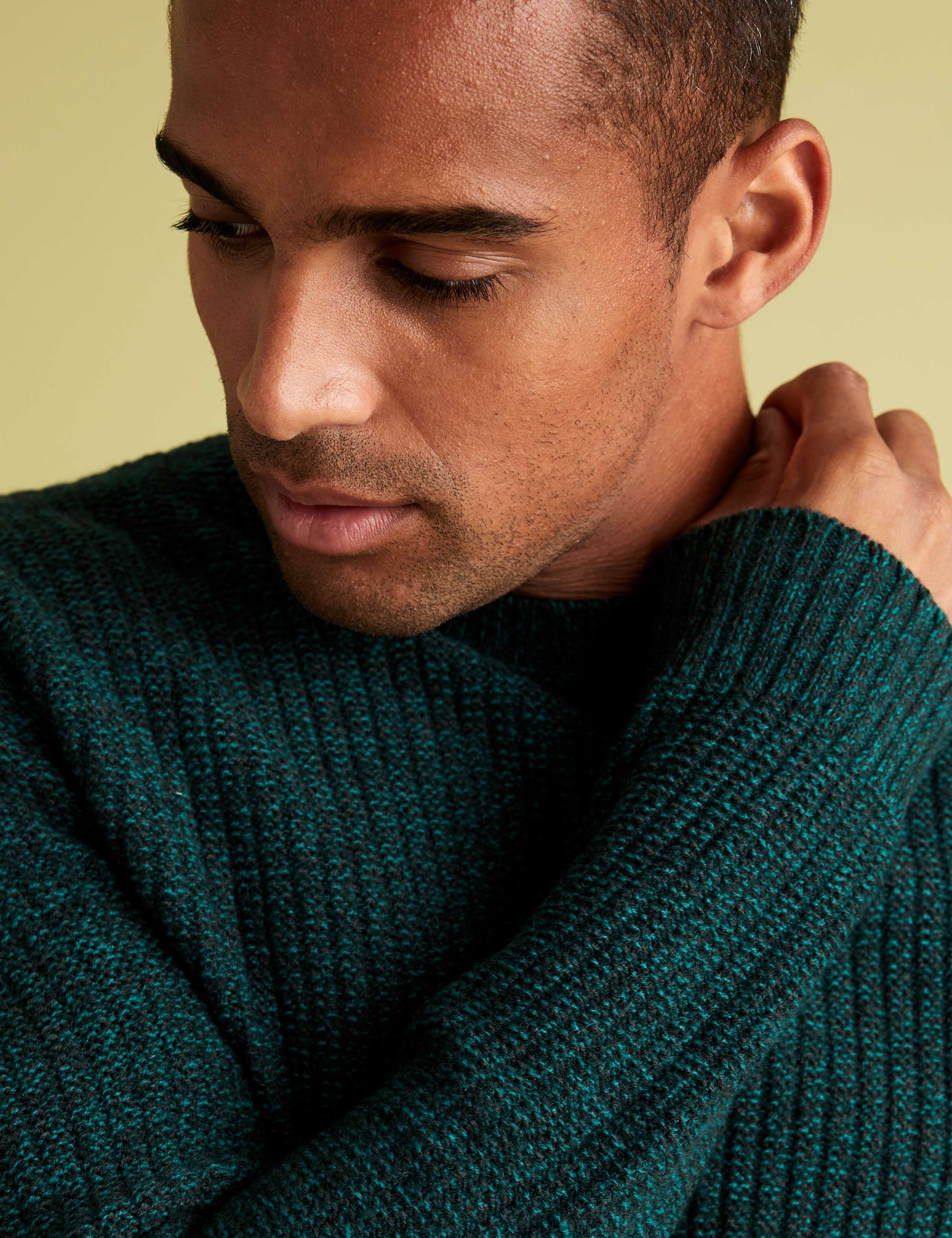Textured Crew Neck Jumper 3 of 5