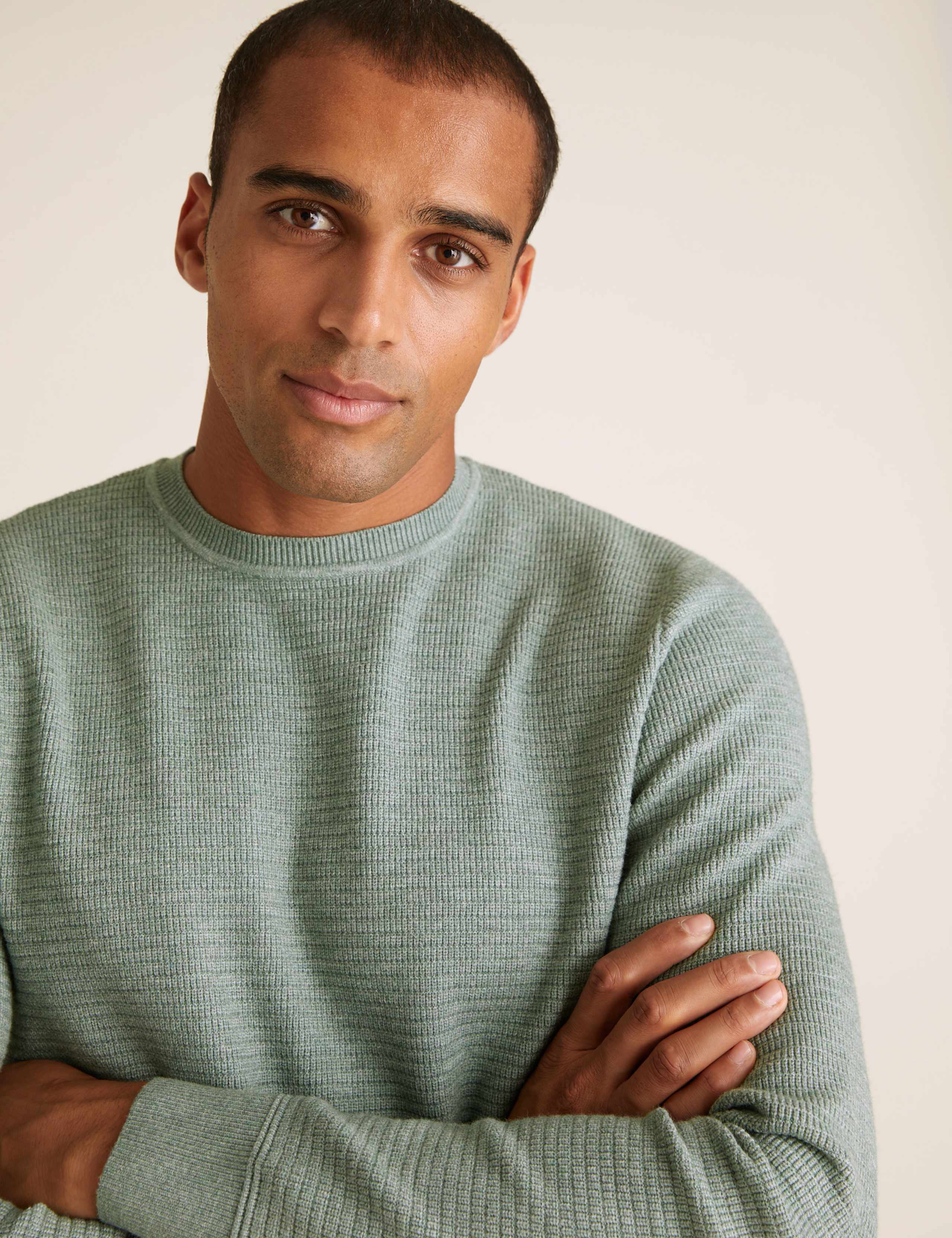 Ribbed Crew Neck Jumper 3 of 6