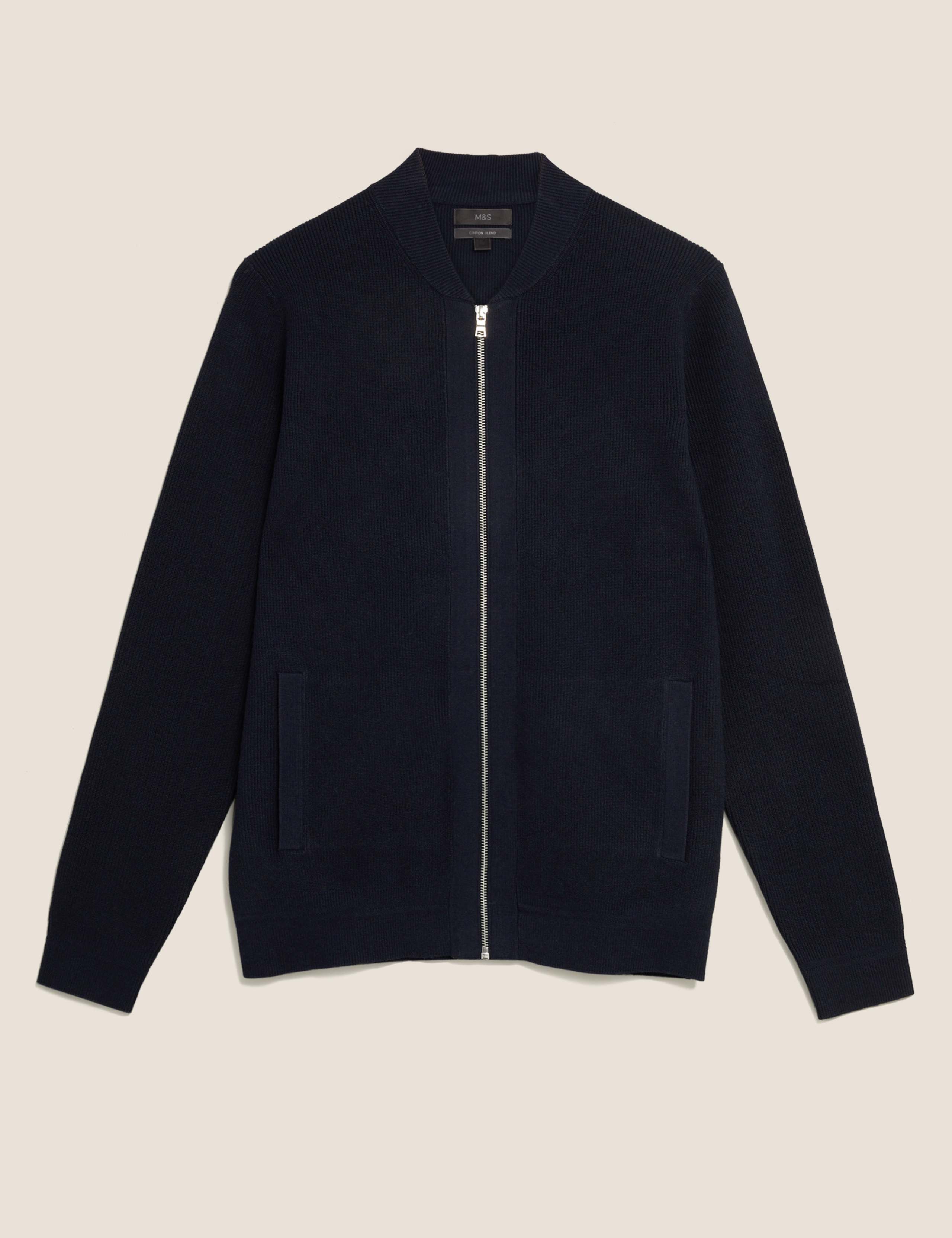 Ribbed Knitted Bomber 2 of 6