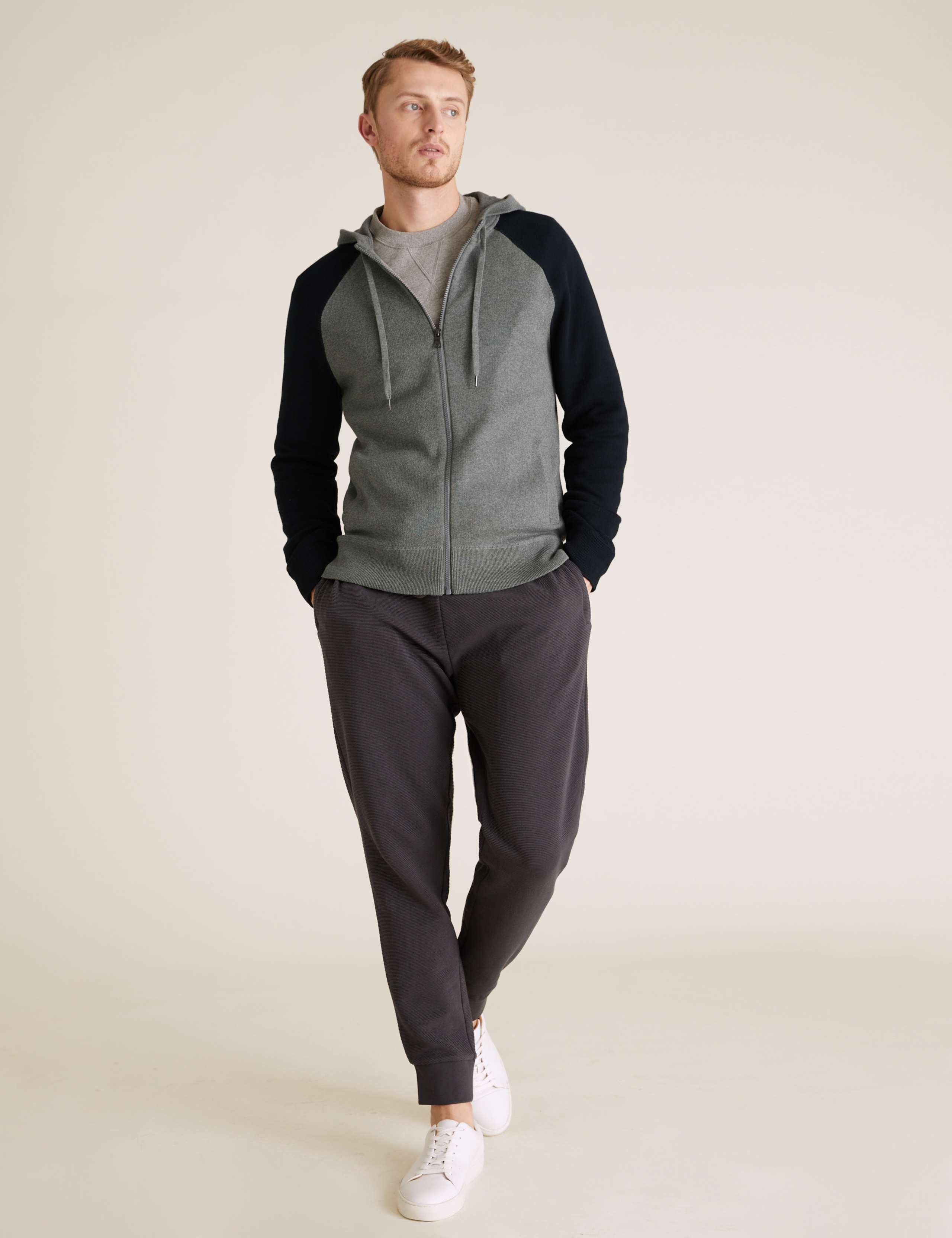 Pure Cotton Zip Through Hoodie 3 of 4