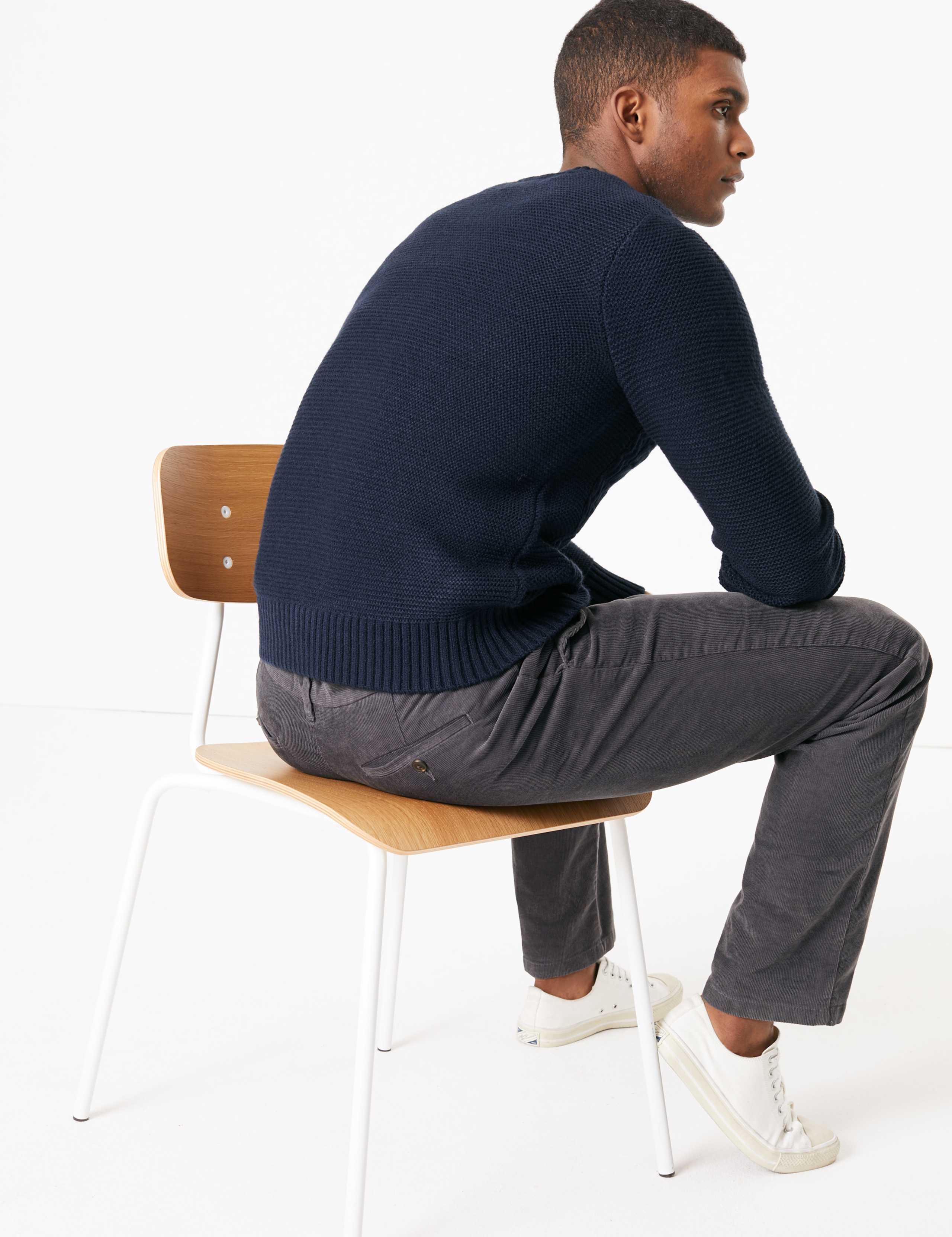 Cable Knit Crew Neck Jumper 4 of 4