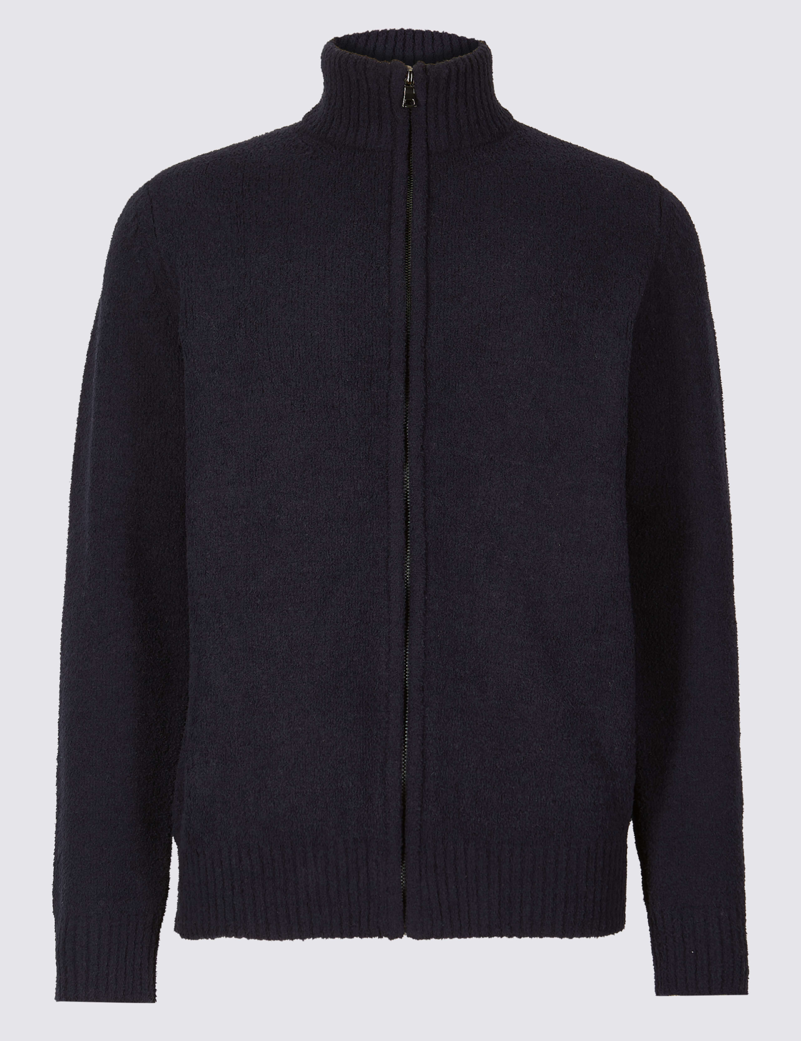 Chenille Zip Through Cardigan 2 of 5