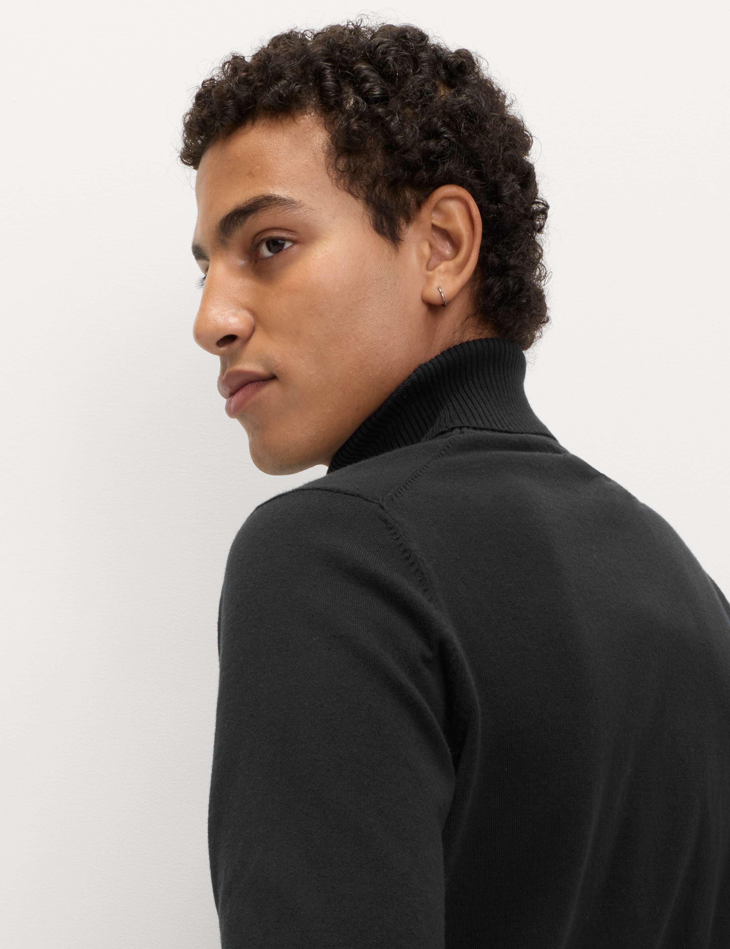 Cotton Rich Roll Neck Jumper 4 of 5