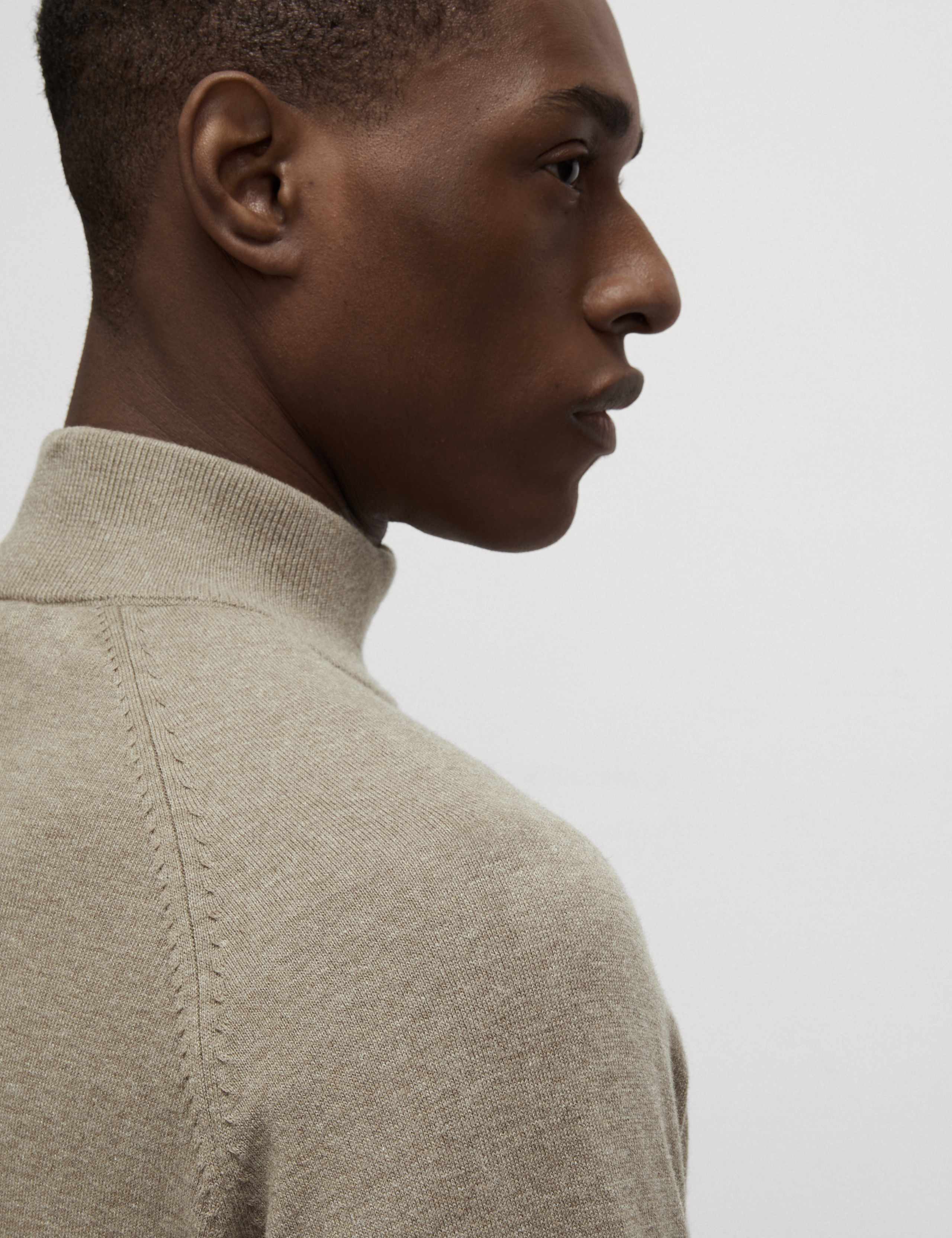 Cotton Rich Half Zip Jumper 3 of 6