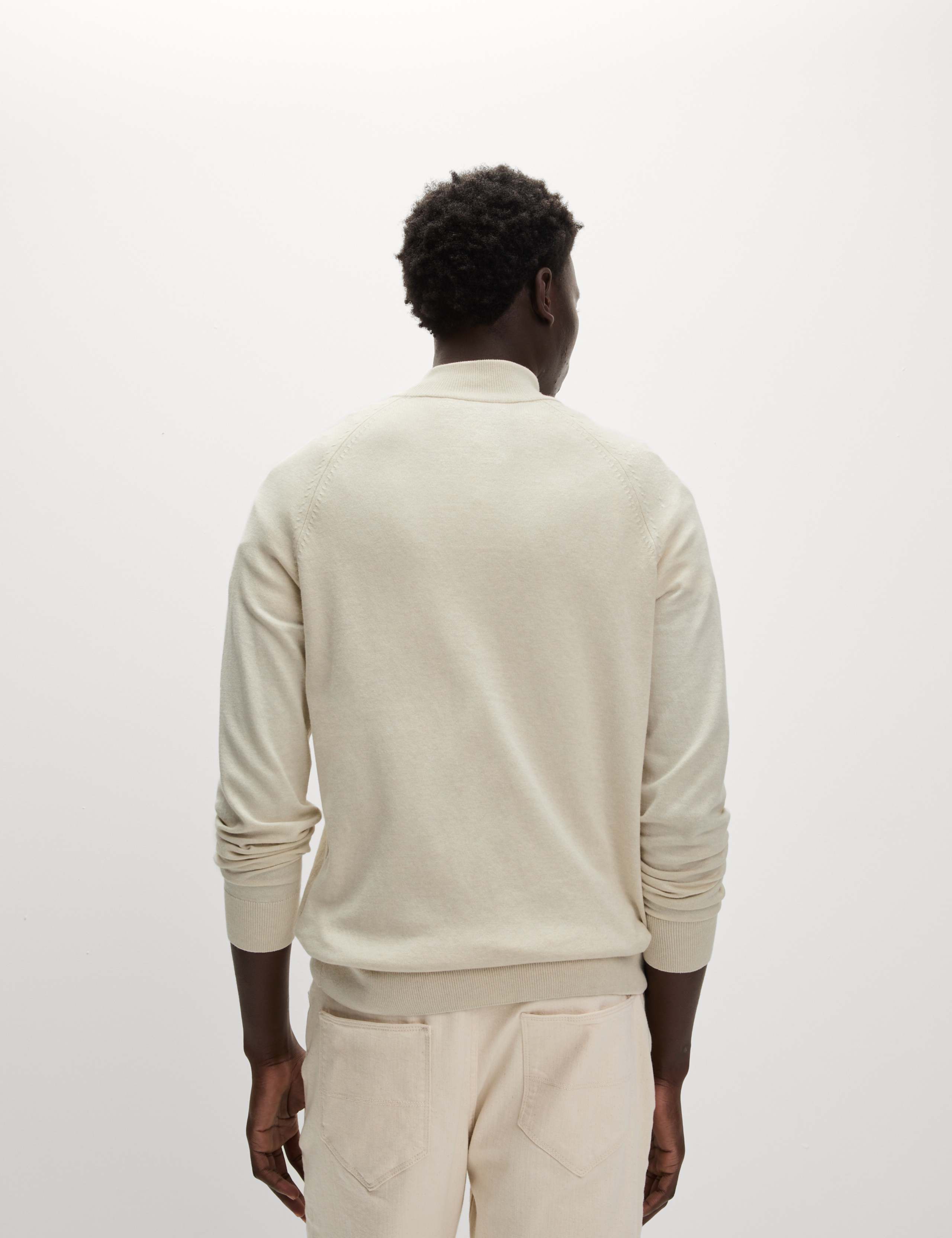 Cotton Rich Half Zip Jumper 5 of 6