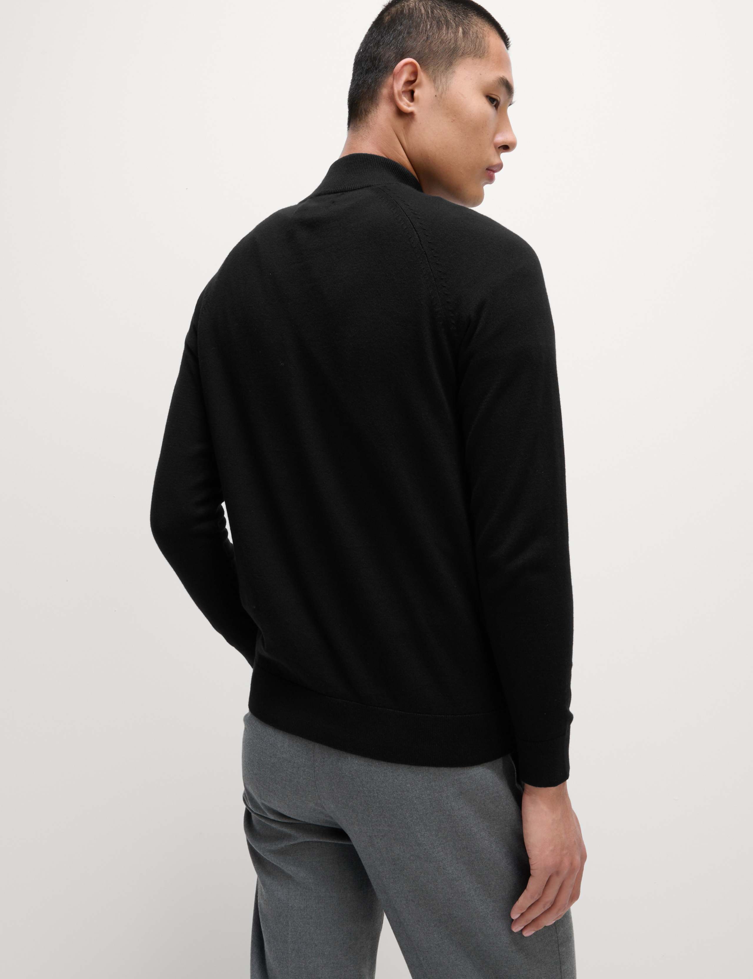 Cotton Rich Half Zip Jumper 6 of 6