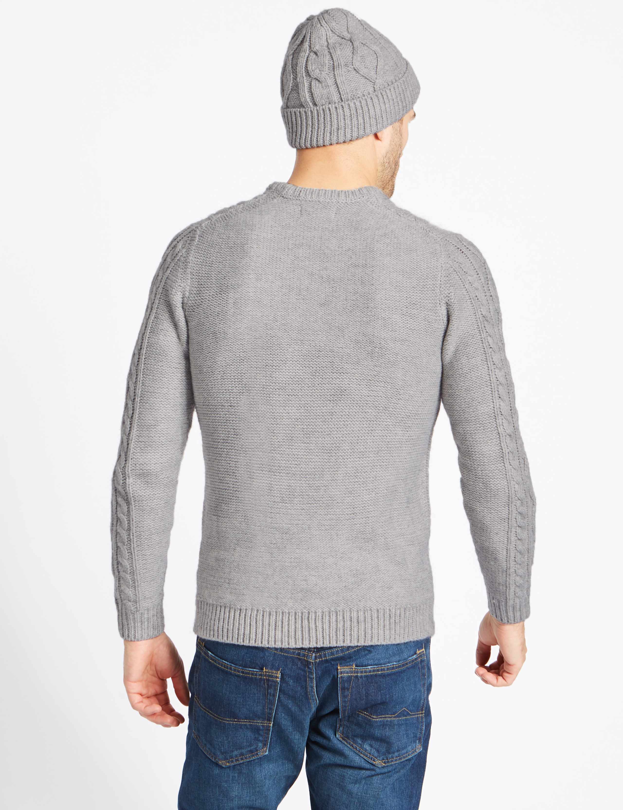 Cable Jumper with Hat 4 of 5