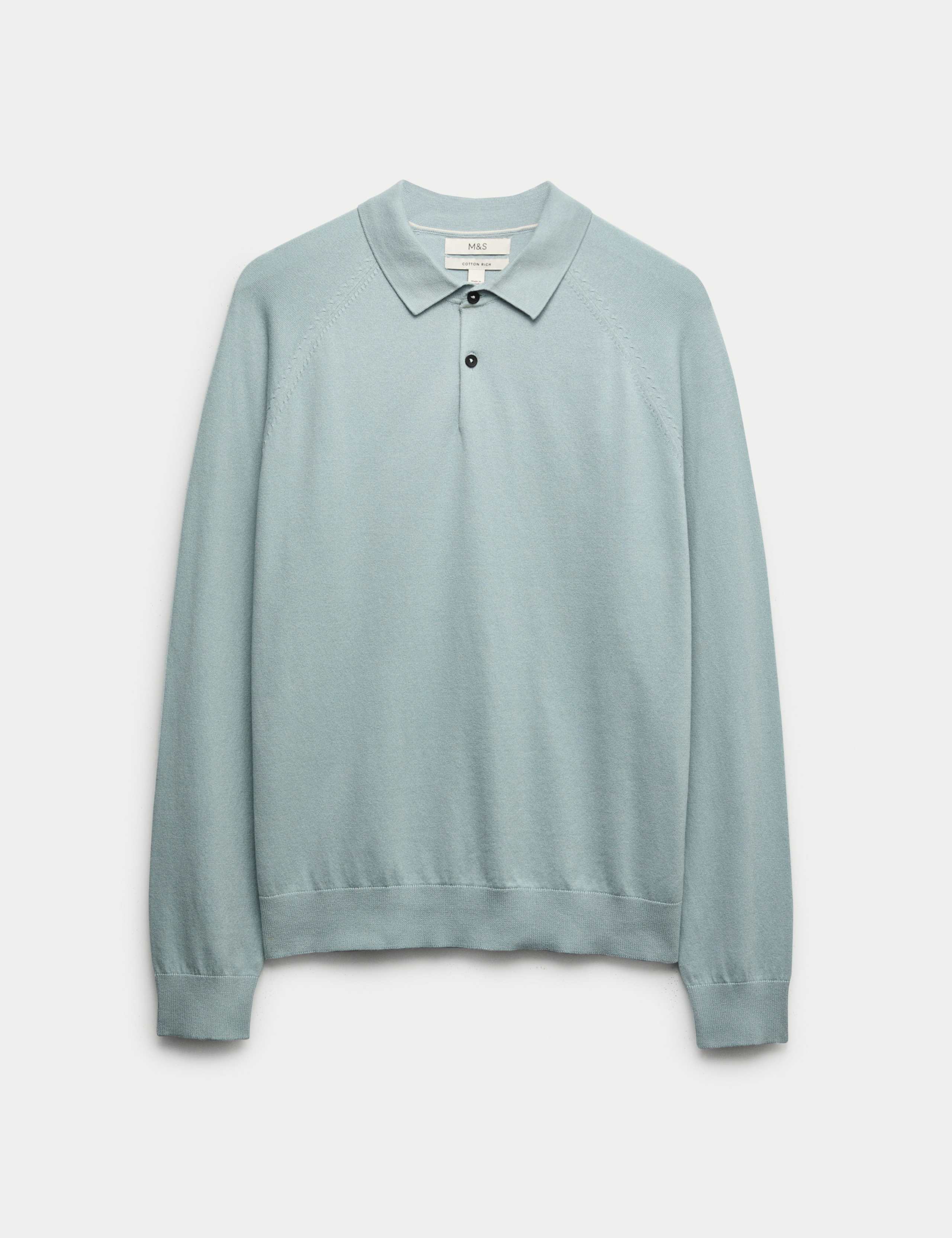 Cotton Rich Knitted Polo Shirt 2 of 5