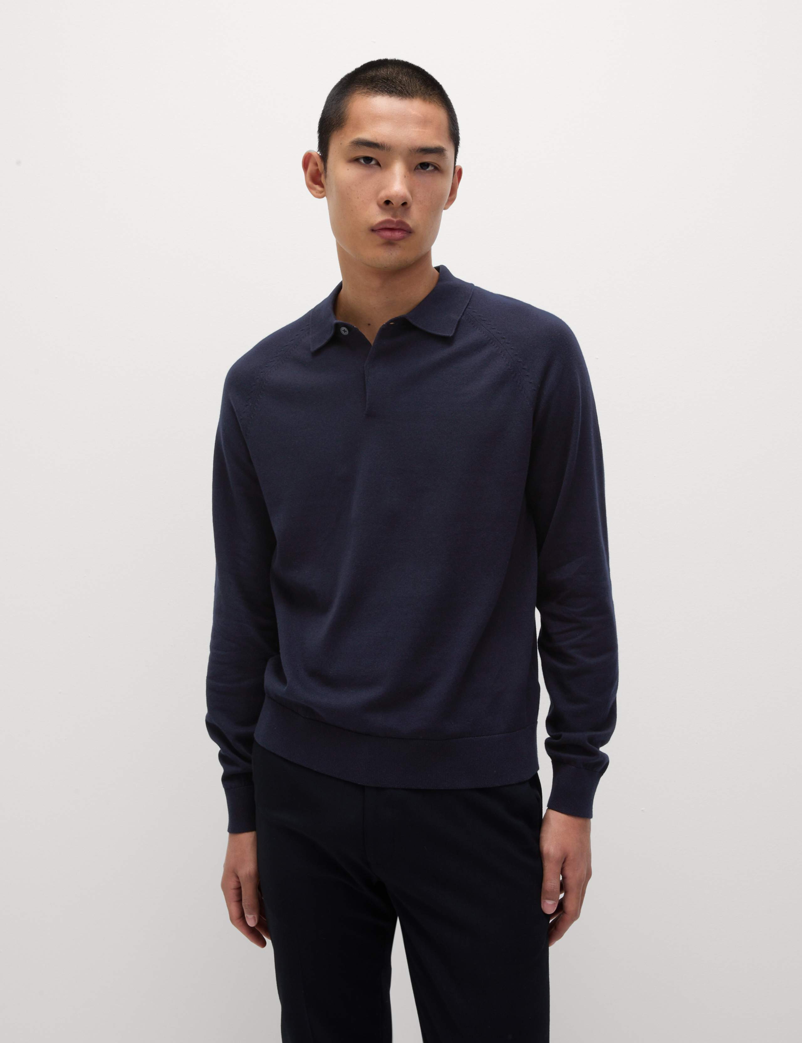 Cotton Rich Knitted Polo Shirt 3 of 7