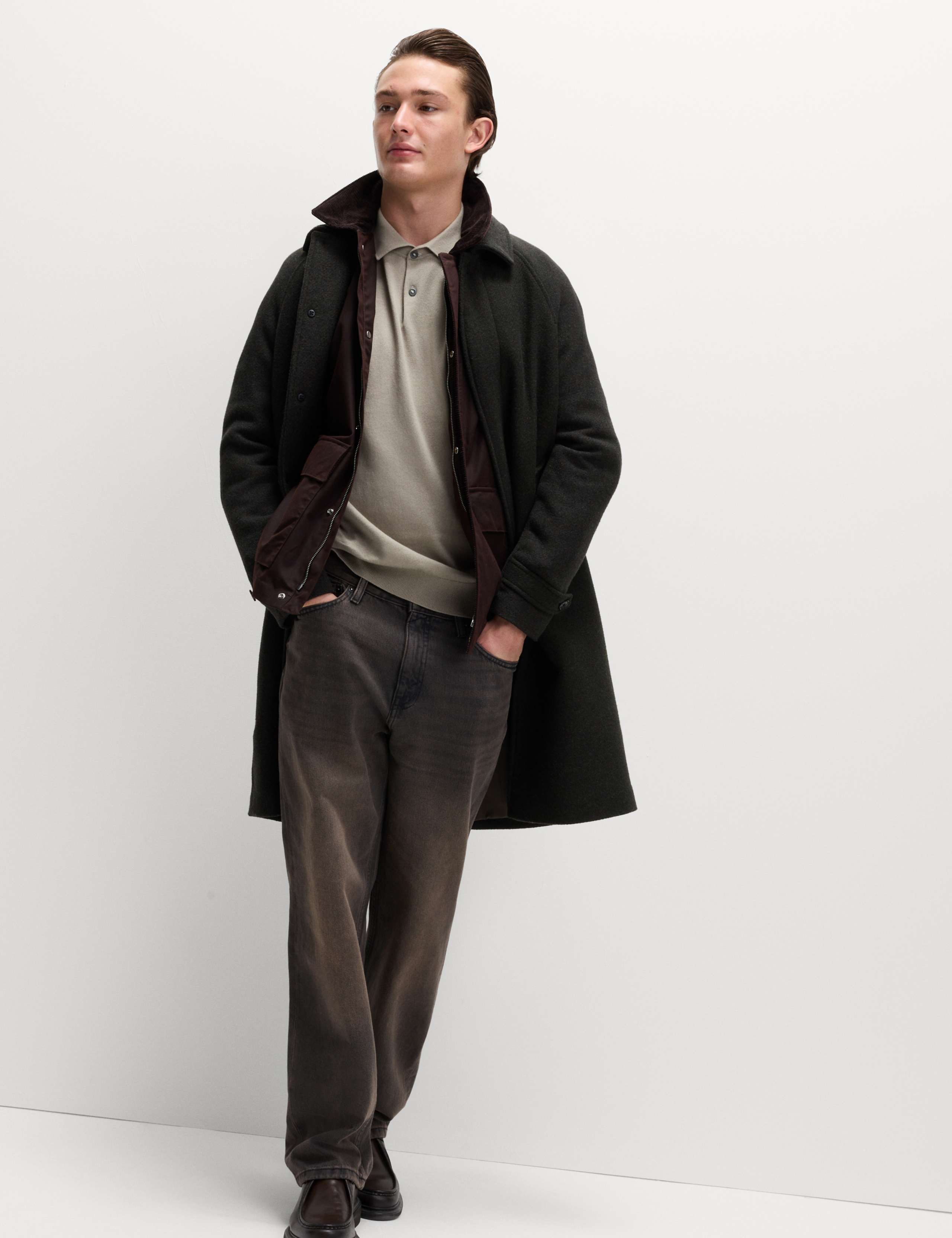 Cotton Rich Knitted Polo Shirt 3 of 5