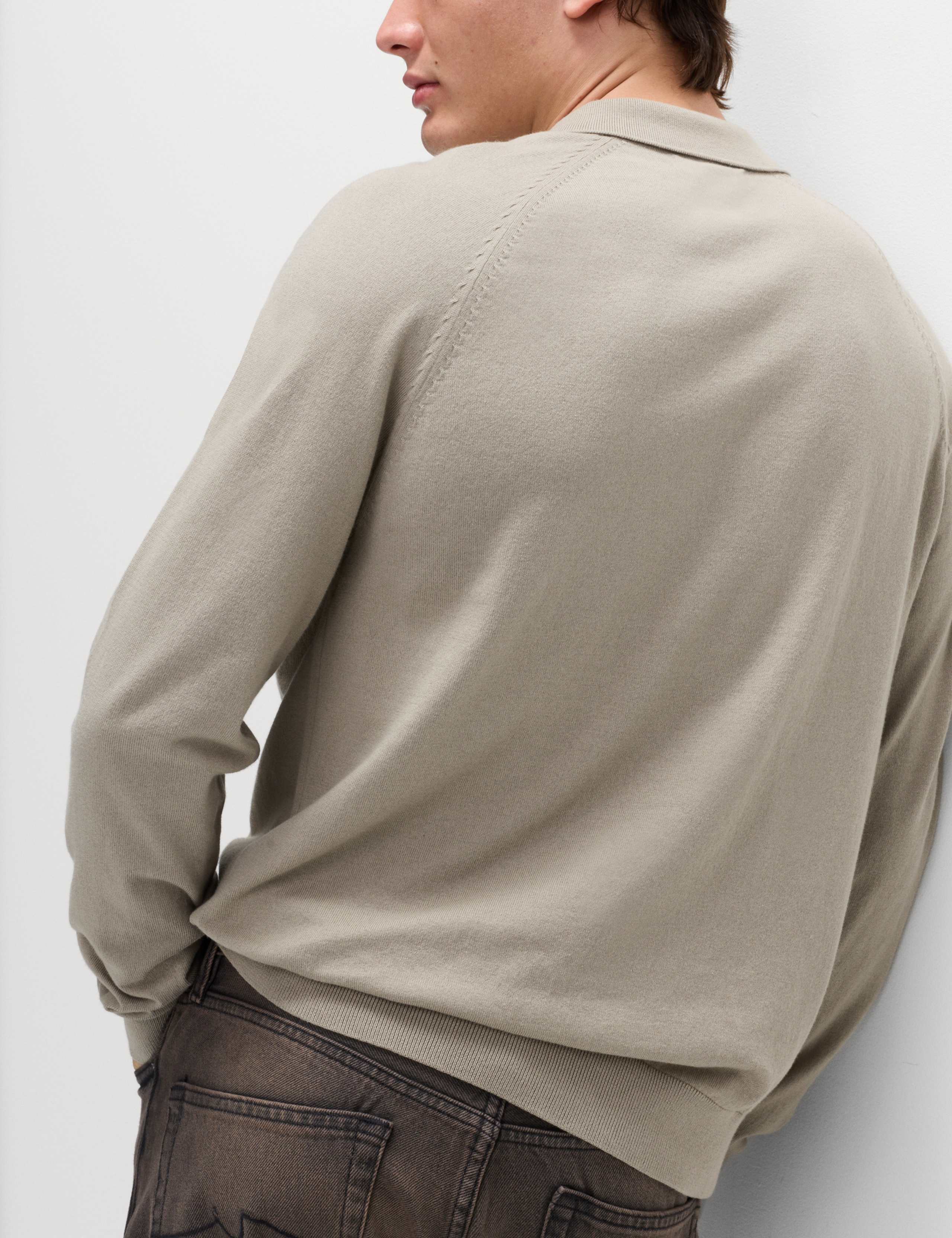 Cotton Rich Knitted Polo Shirt 5 of 5