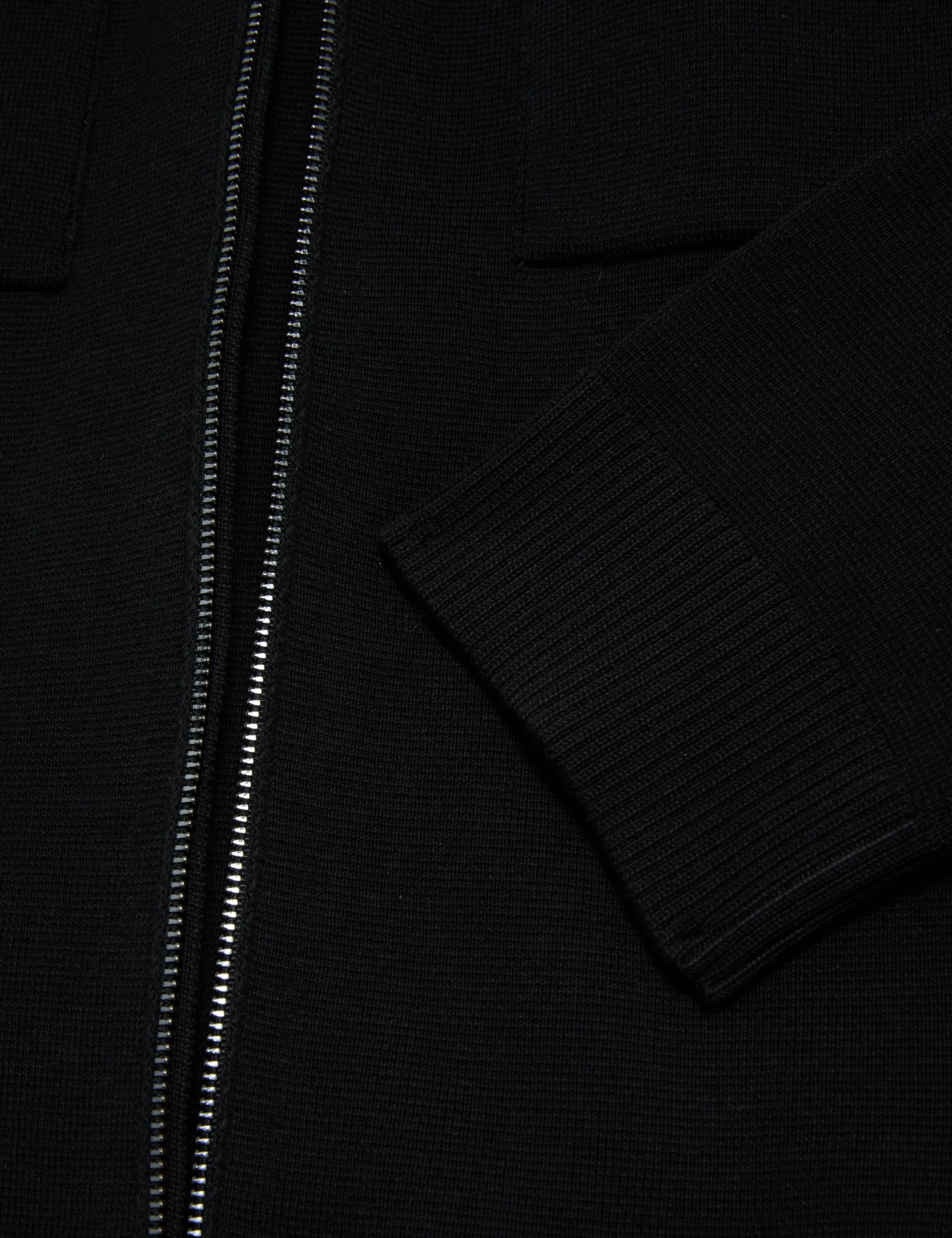 Cotton Rich Zip Up Knitted Jacket 8 of 8