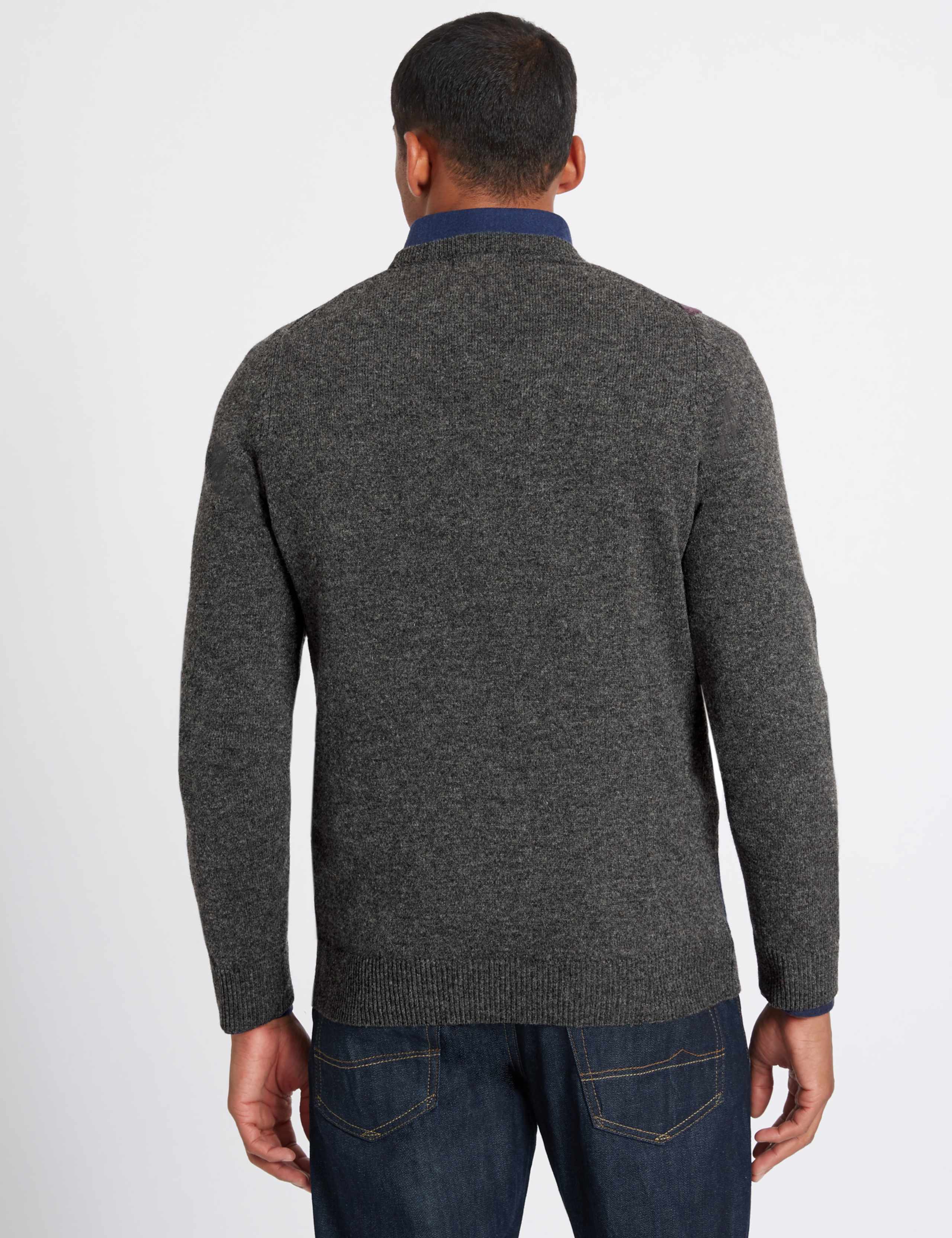 Wool Rich Argyle Crew Neck Jumper 3 of 3