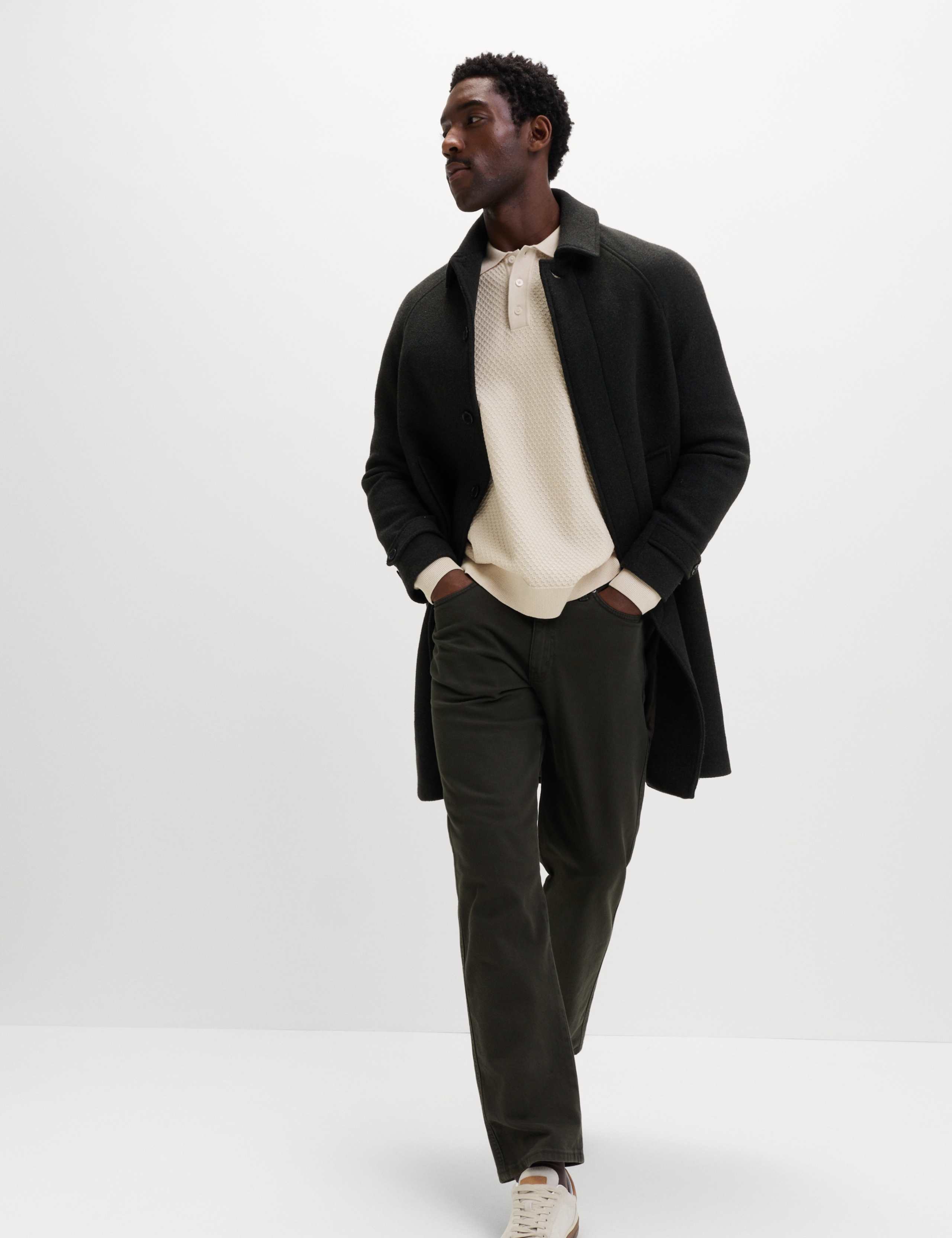 Cotton Modal Textured Polo Shirt 3 of 6