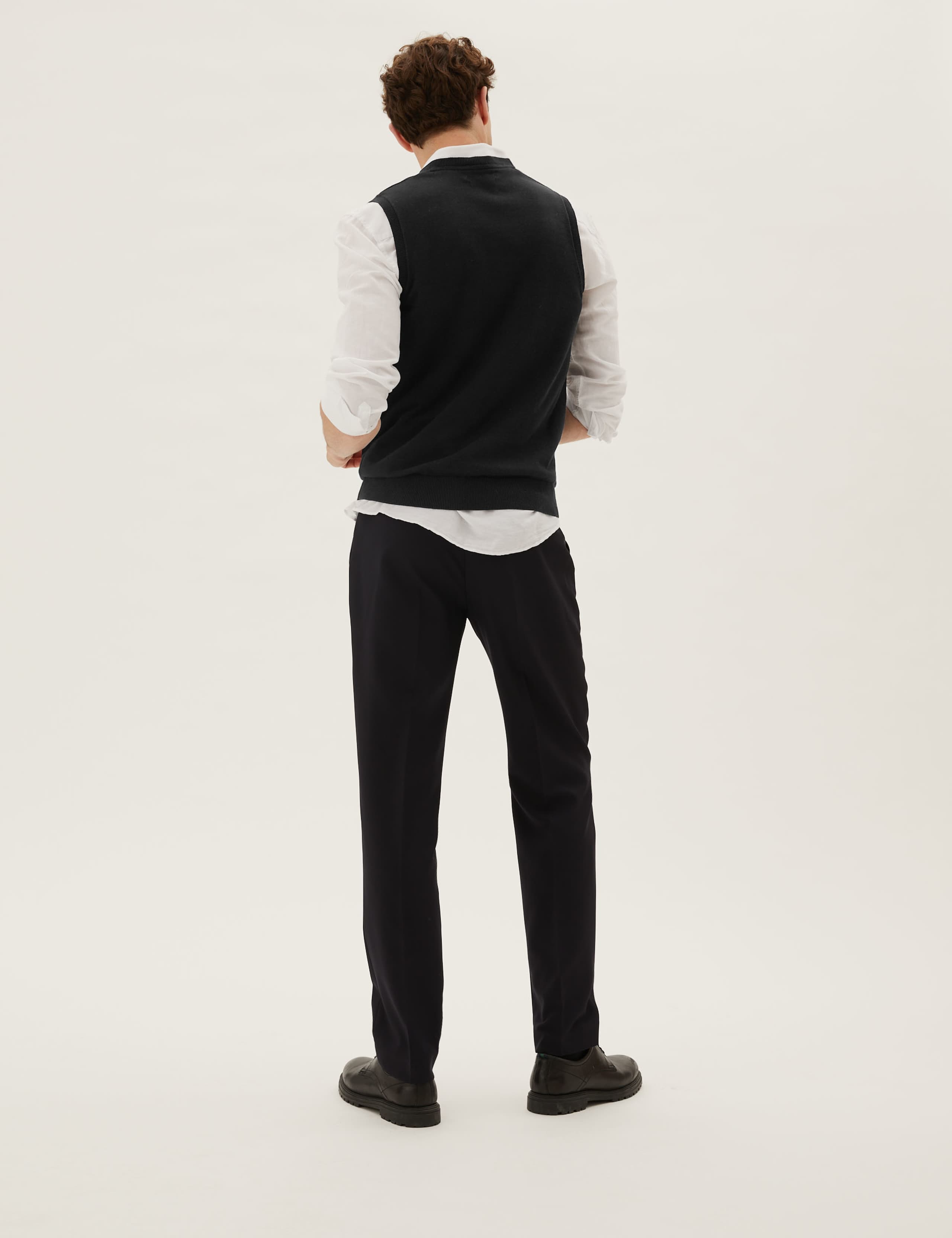 2 Pack Pure Cotton Sleeveless Jumper 2 of 3