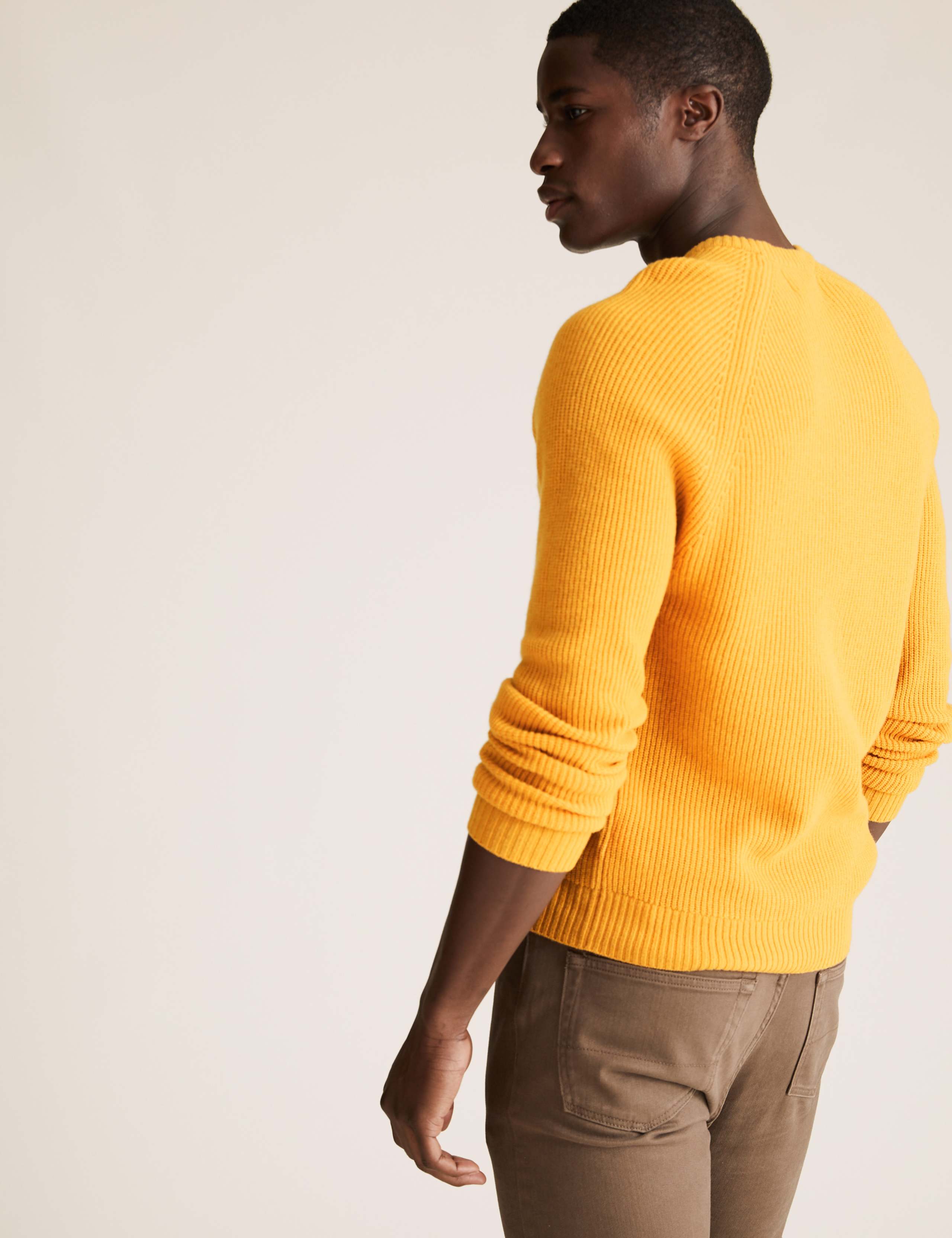 Pure Lambswool Chunky Crew Neck Jumper 4 of 4