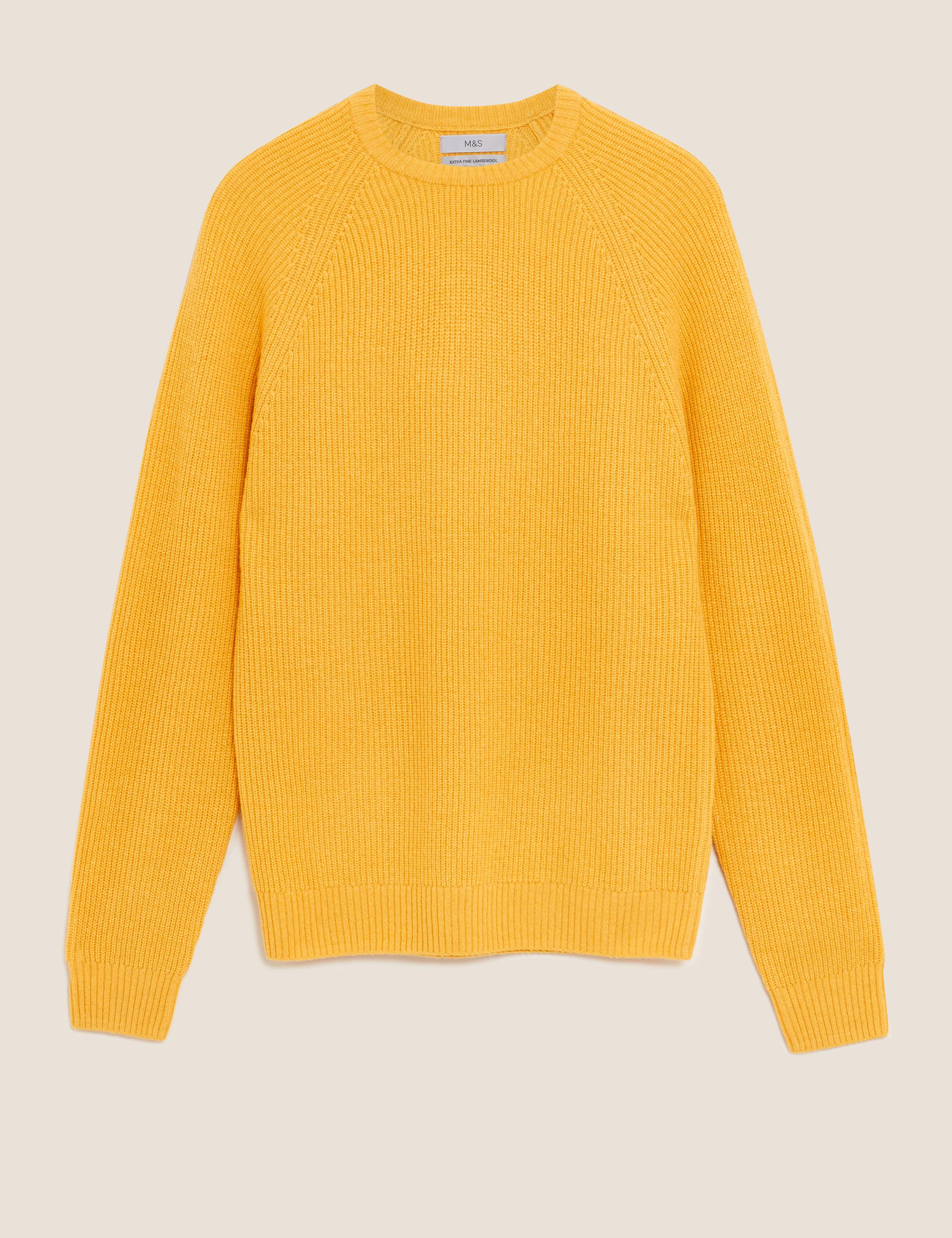 Pure Lambswool Chunky Crew Neck Jumper 2 of 4