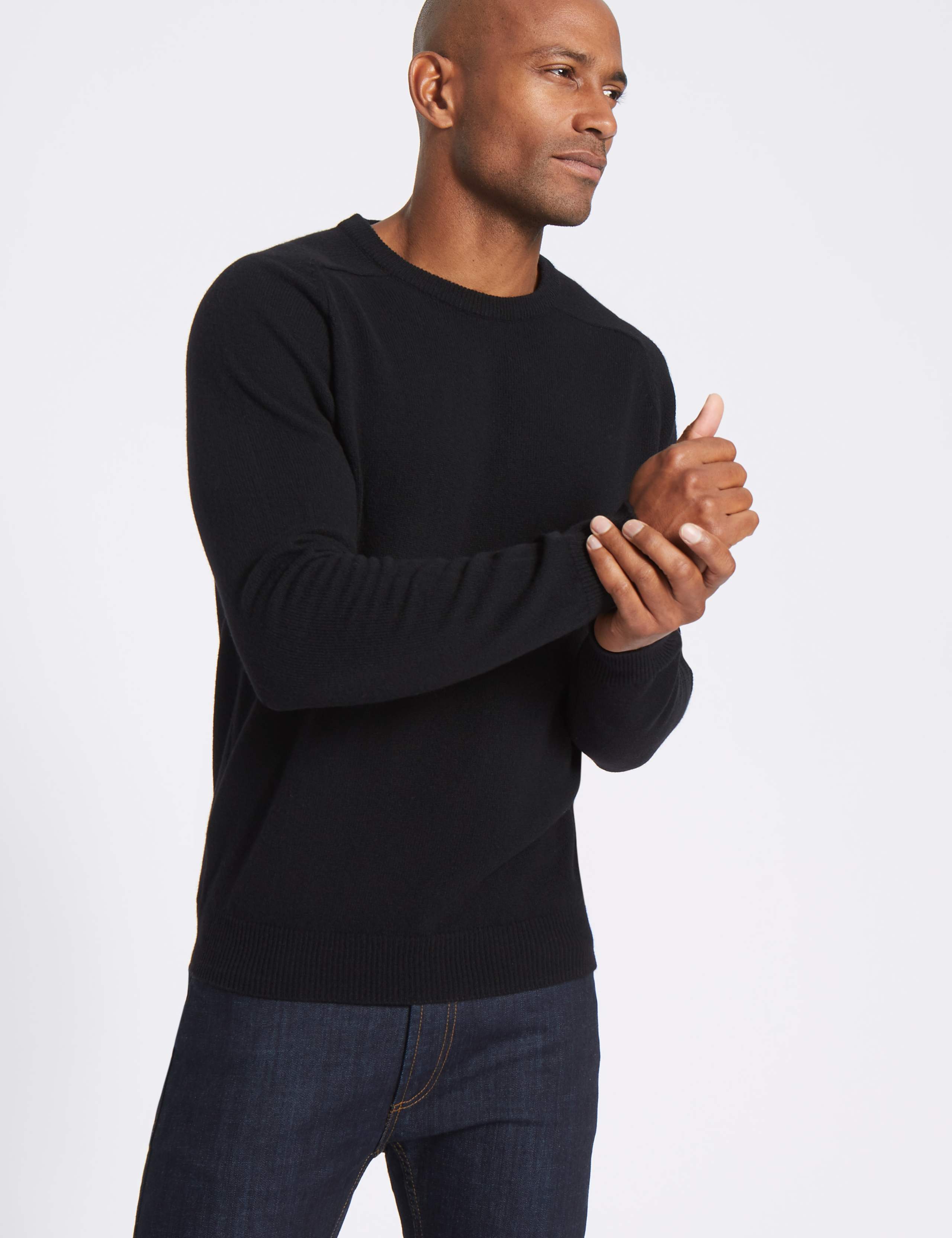 Pure Lambswool Crew Neck Jumper 3 of 5