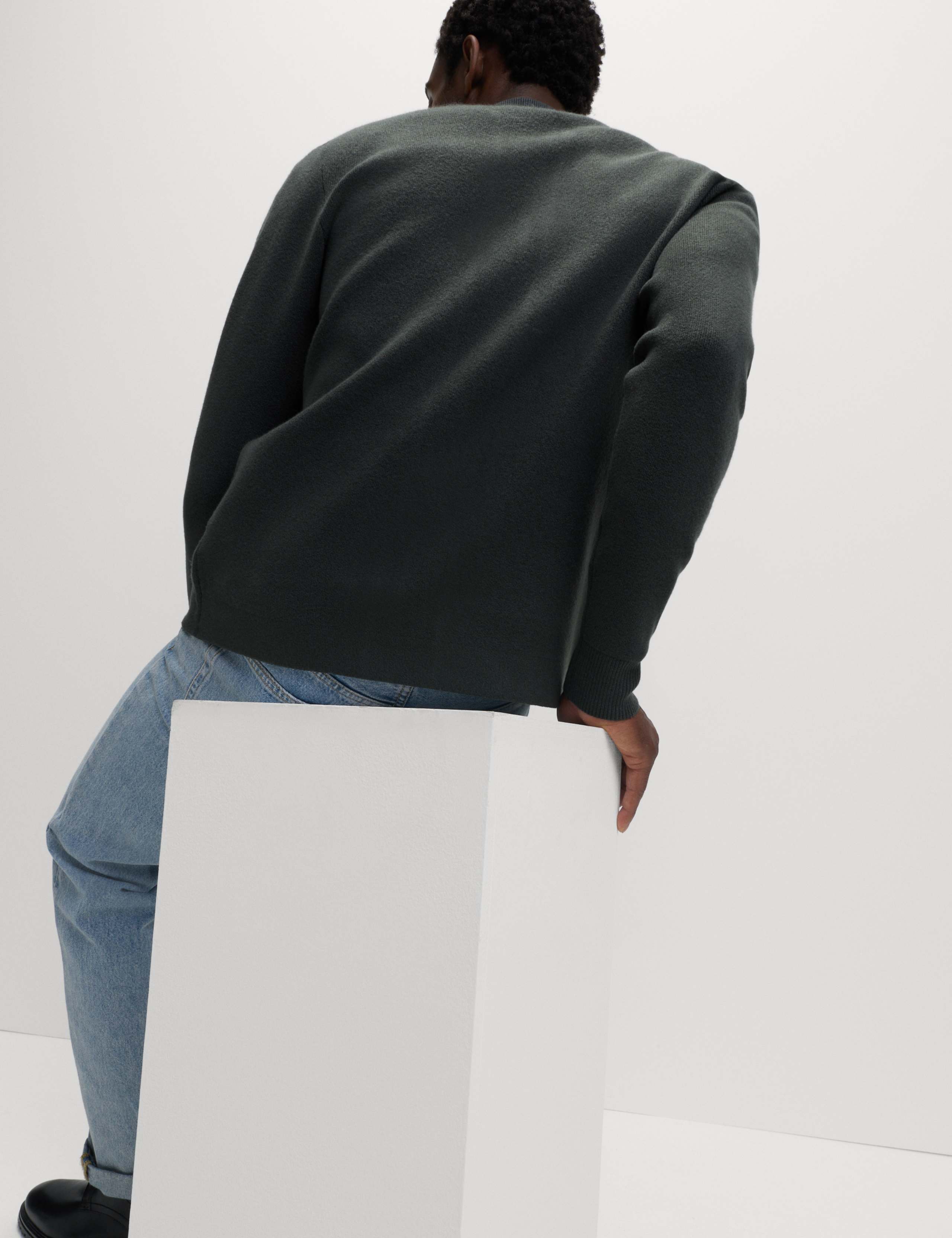 Air Yarn Smart Knitted Bomber Jacket 5 of 6