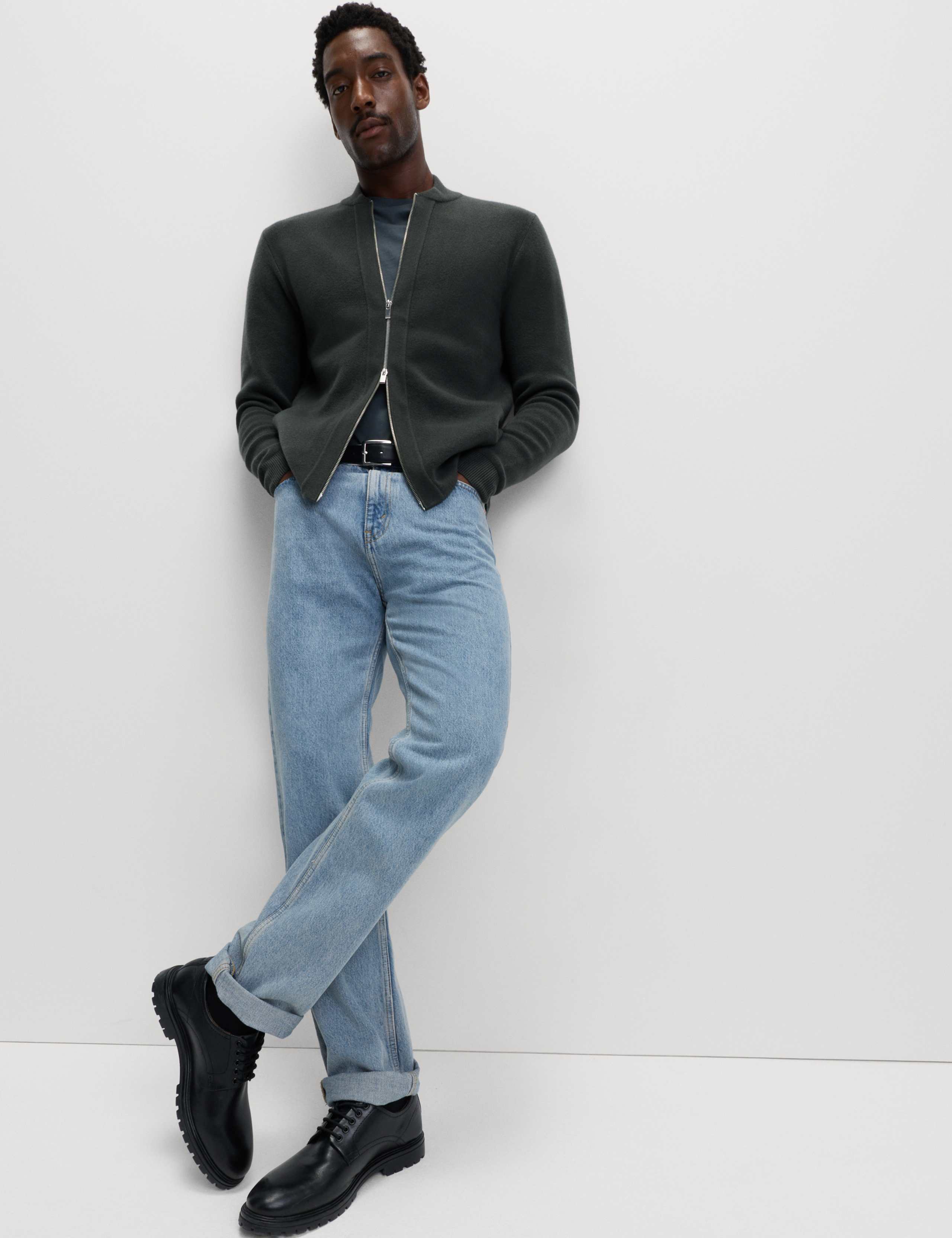 Air Yarn Smart Knitted Bomber Jacket 6 of 6