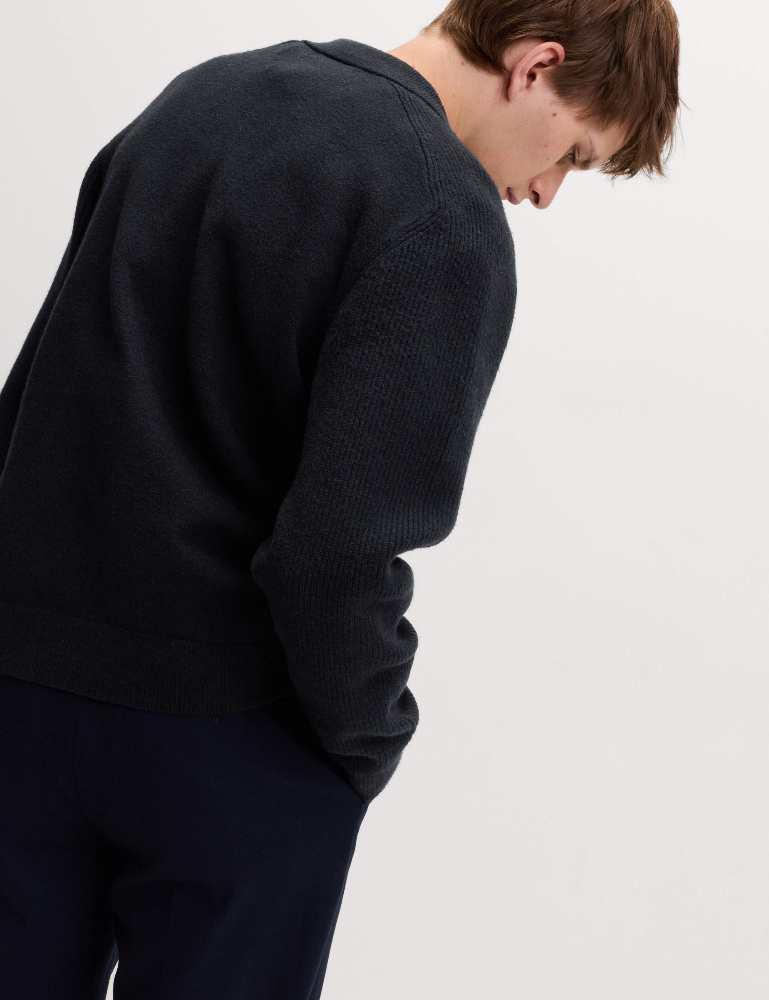 Air-Yarn Button Through Knitted Jacket 6 of 6