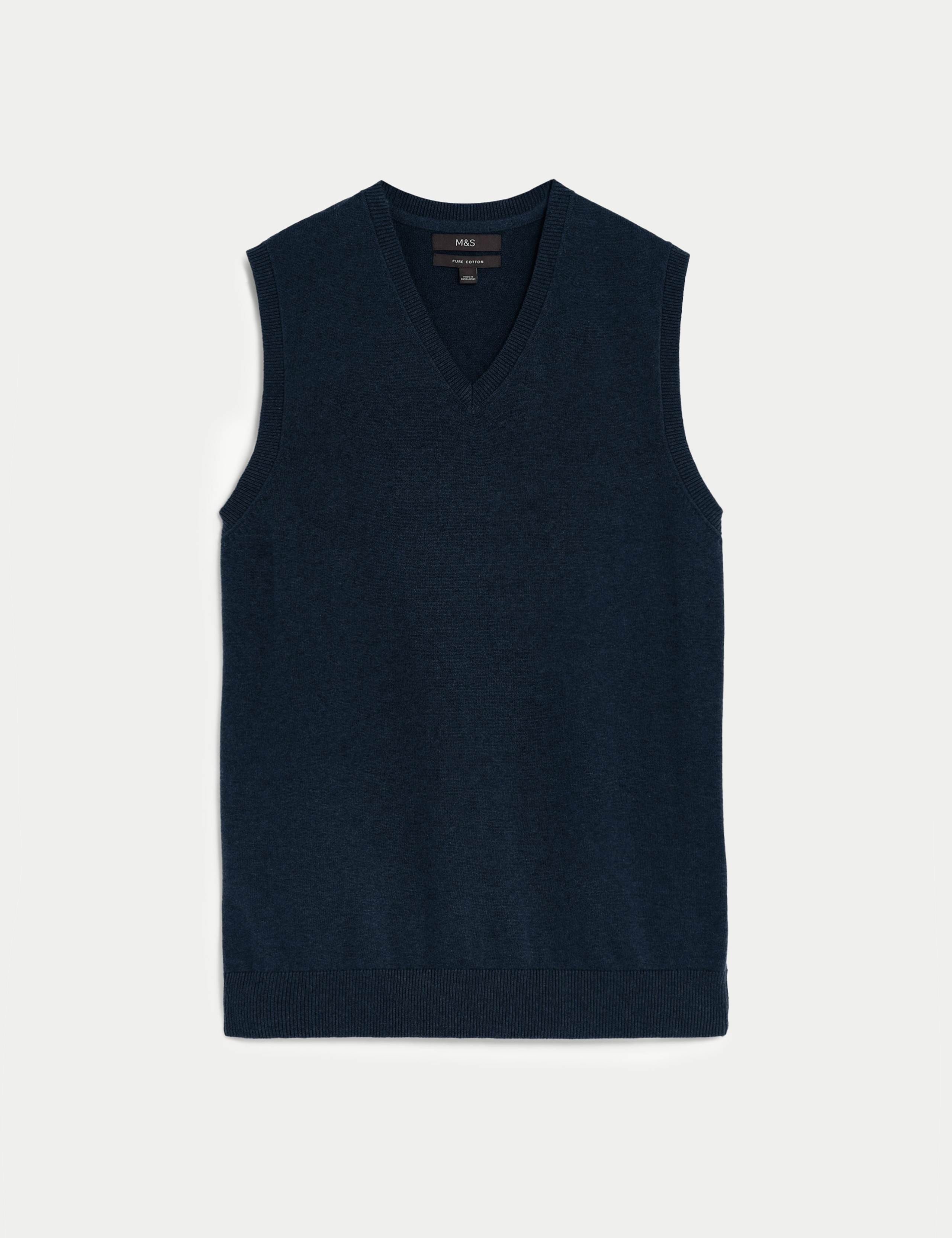 Pure Cotton Sleeveless Jumper 2 of 6