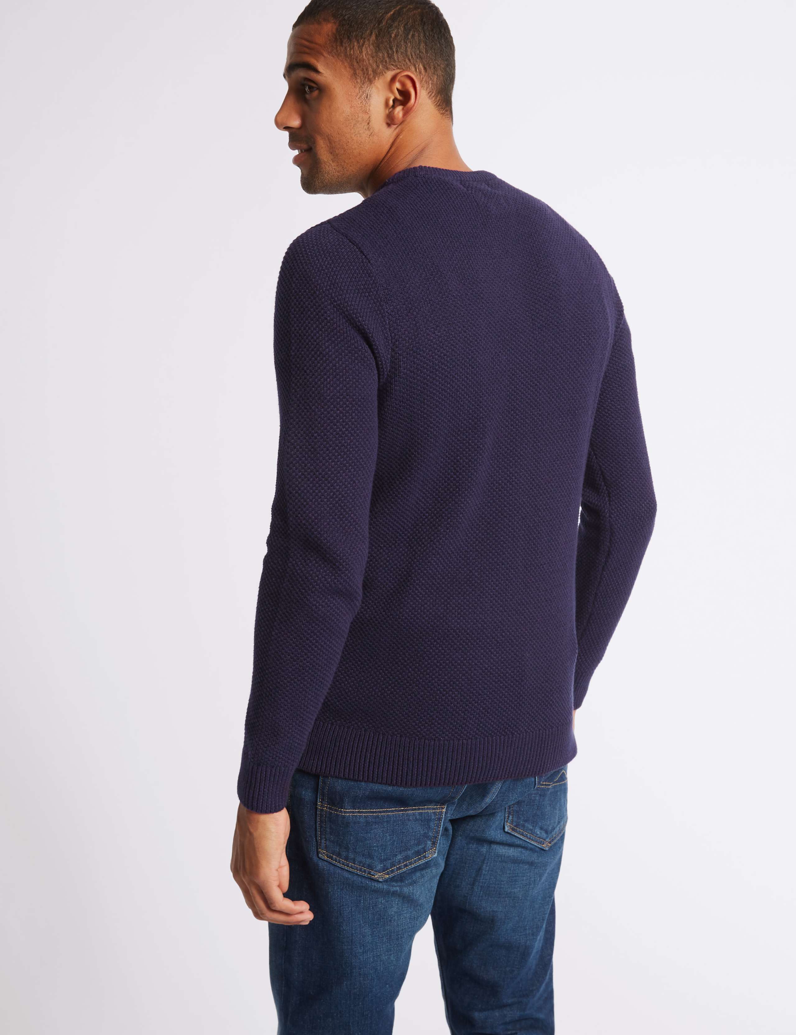 Pure Cotton Cable Knit Jumper 4 of 4