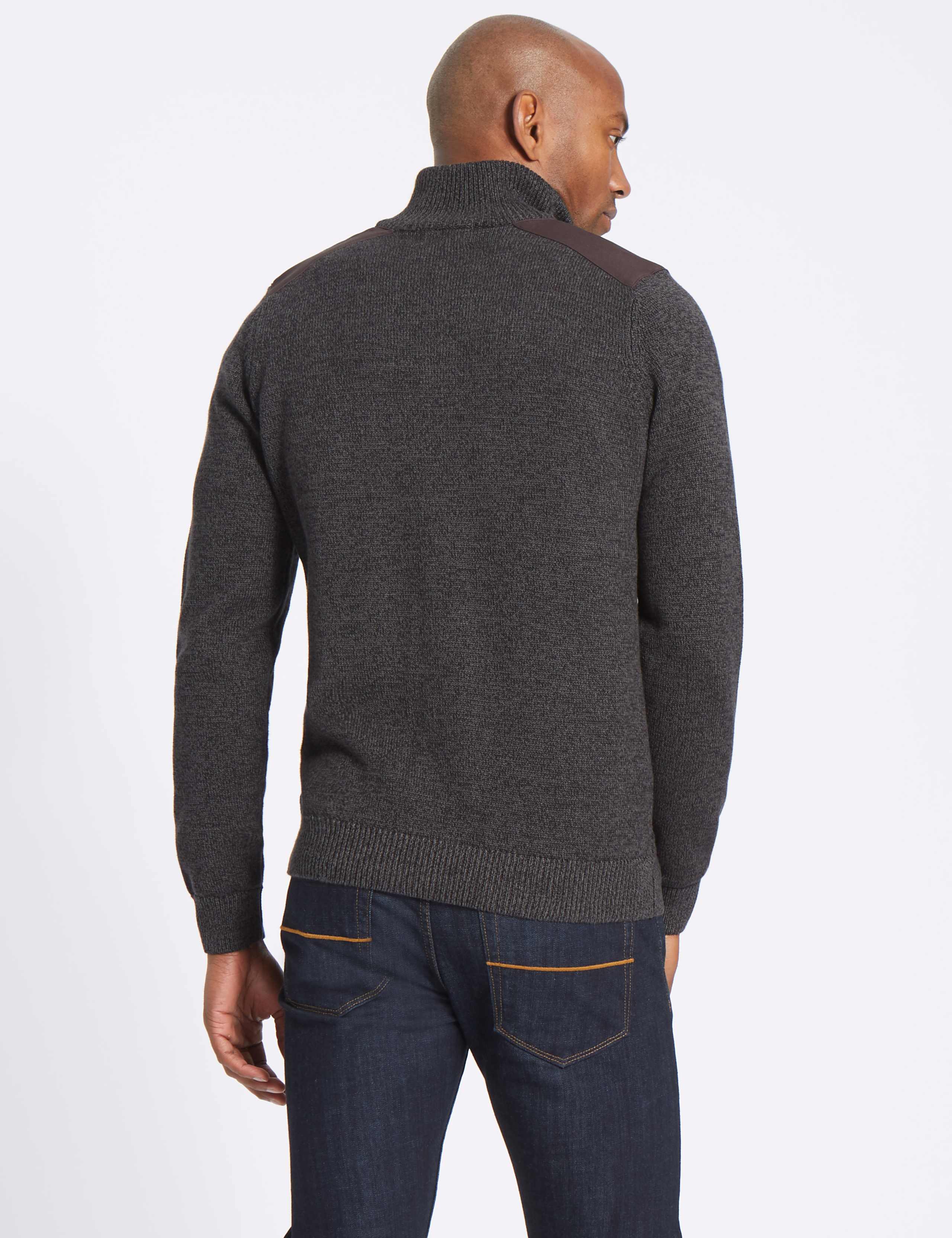 Textured Zipped Through Cardigan 4 of 6