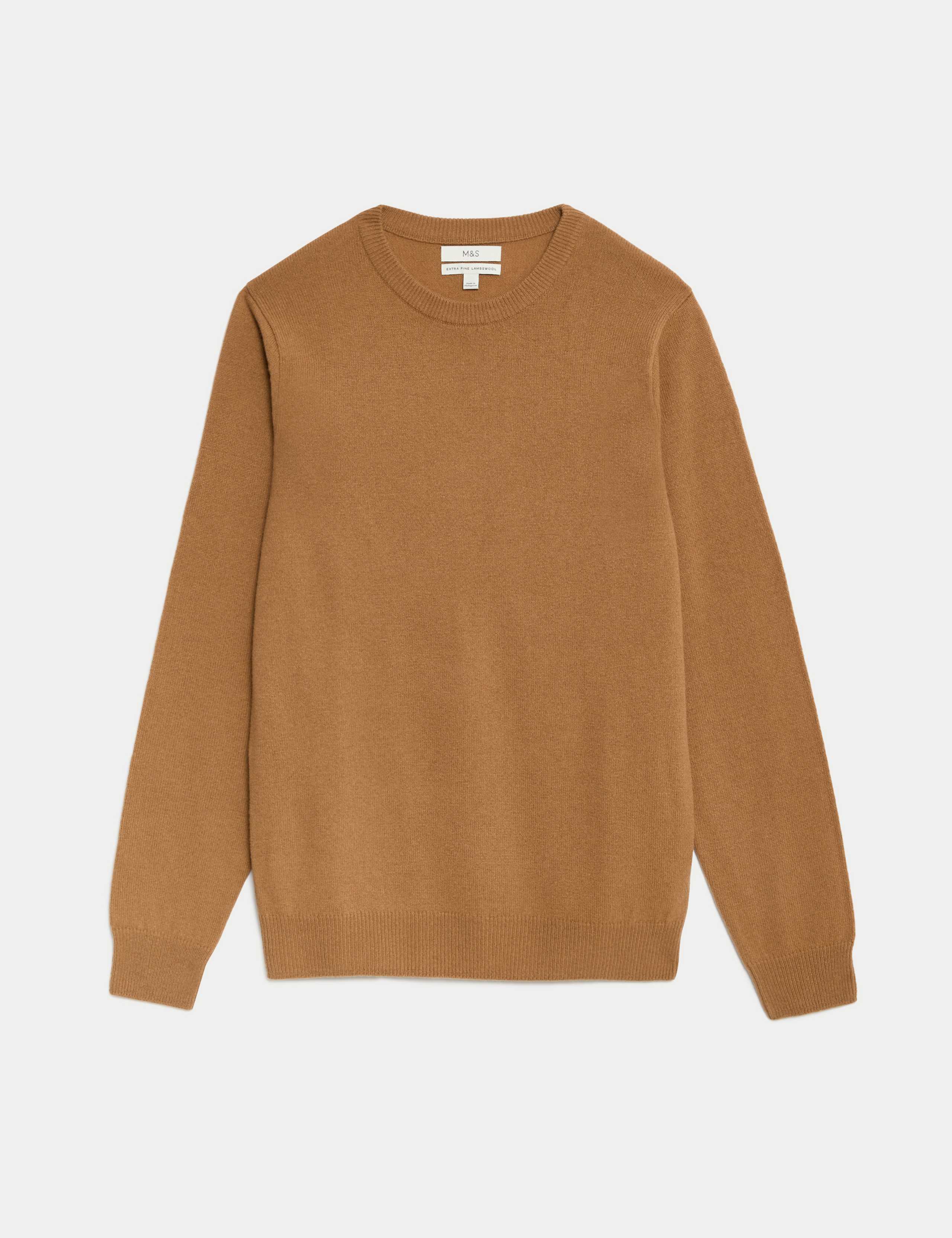 Pure Extra Fine Lambswool Crew Neck Jumper 2 of 5