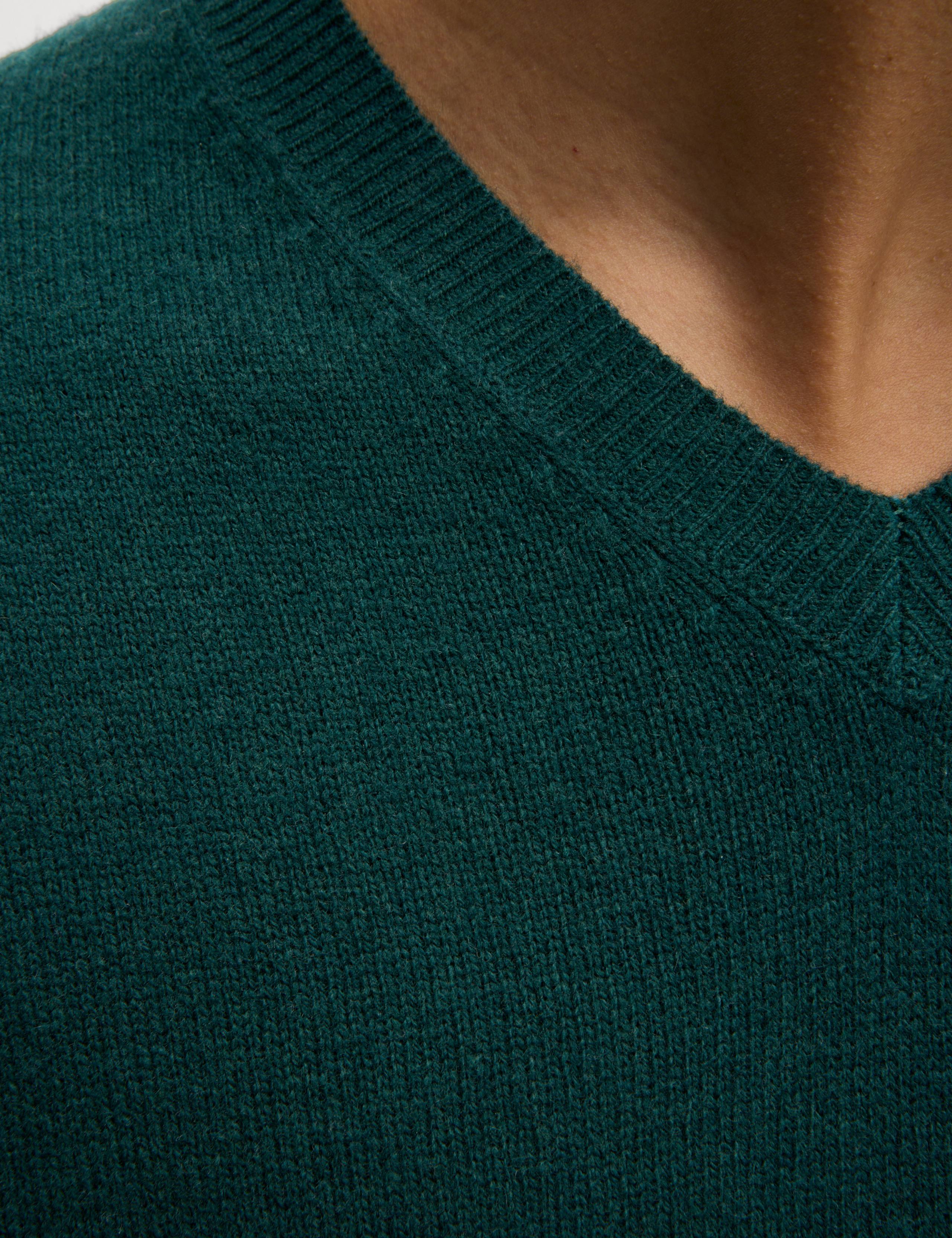 Pure Extra Fine Lamsbwool V-Neck Jumper 5 of 6