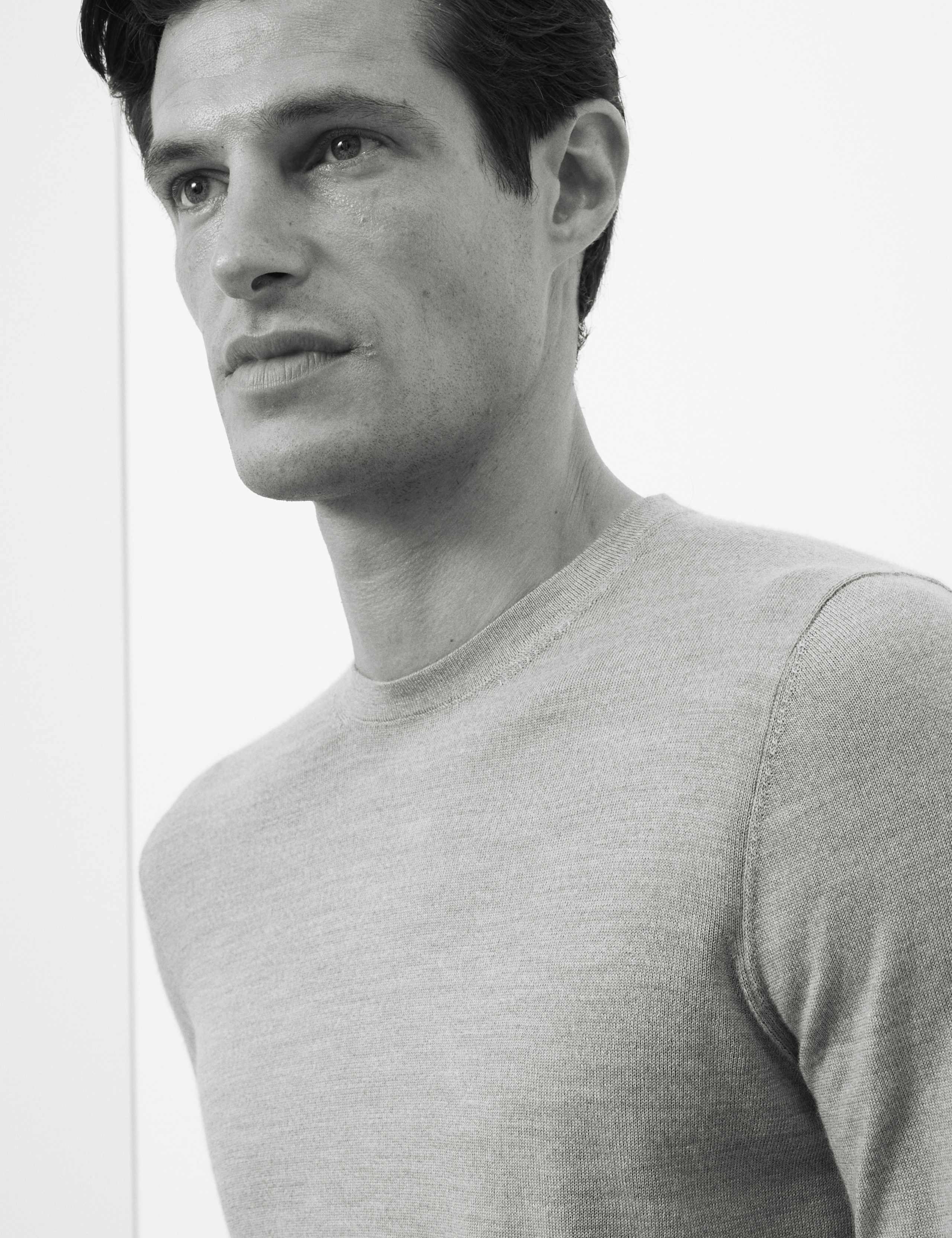 Pure Extra Fine Merino Wool Crew Neck Jumper 4 of 6