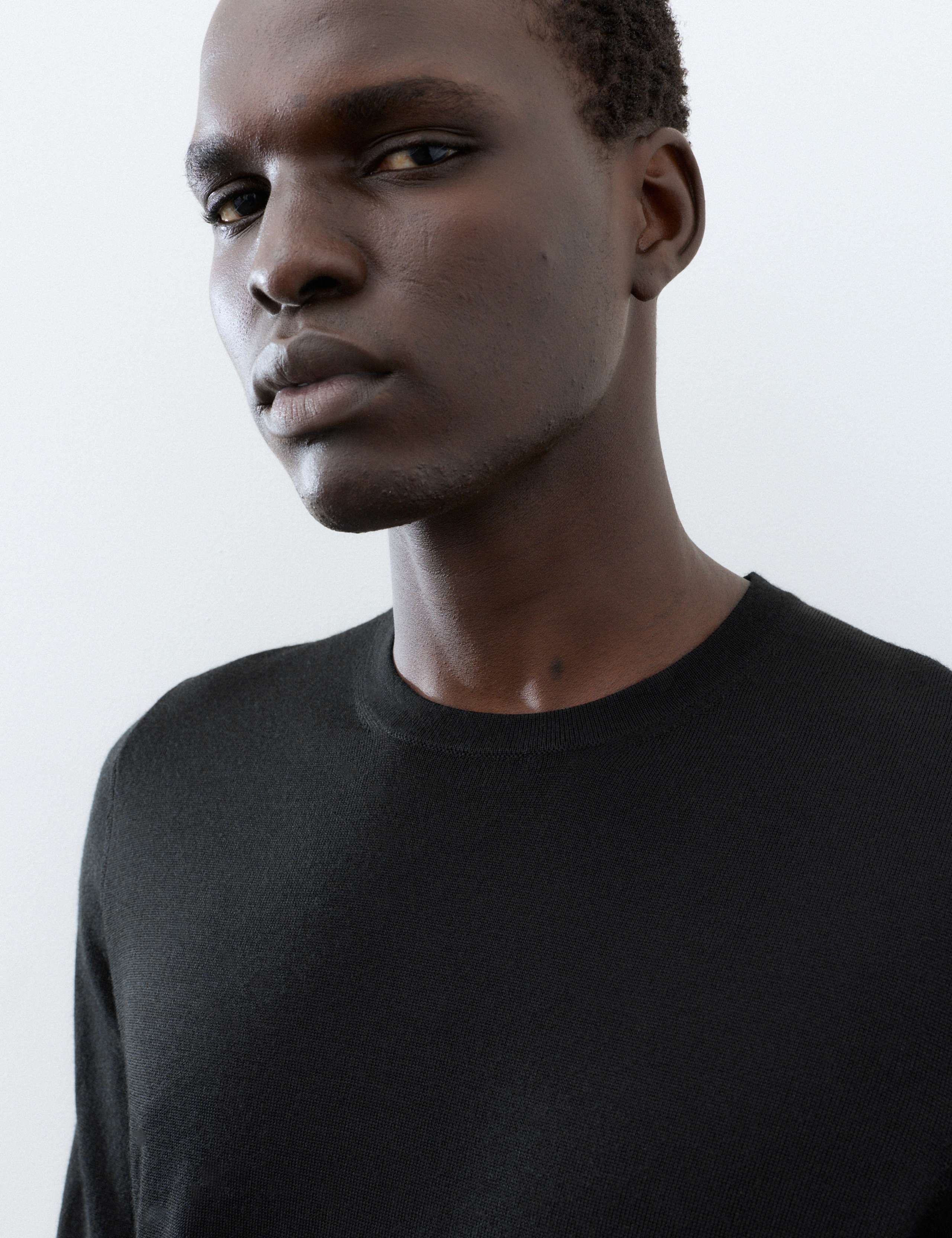 Pure Extra Fine Merino Wool Crew Neck Jumper 6 of 6