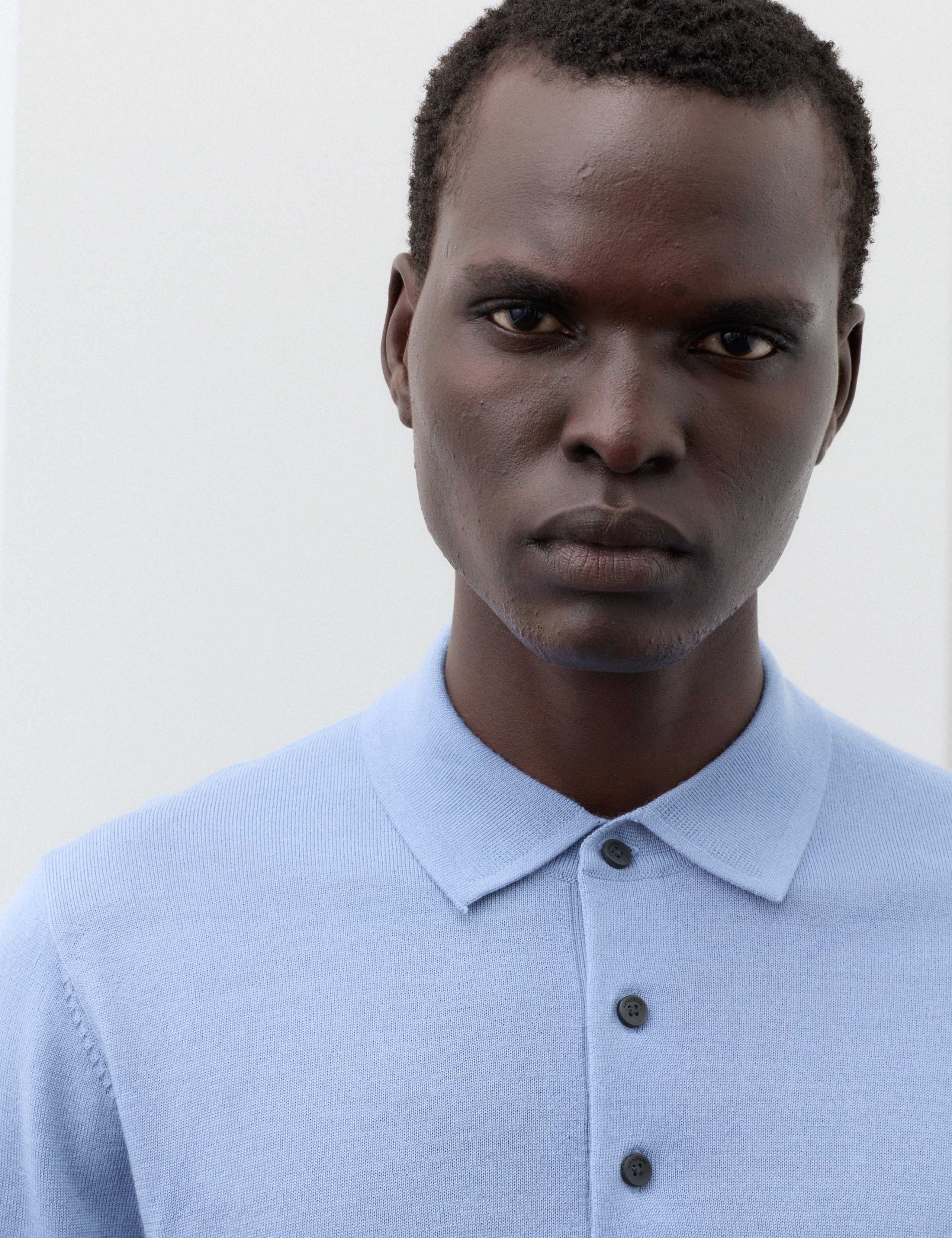 Pure Extra Fine Merino Wool Polo Shirt 7 of 7