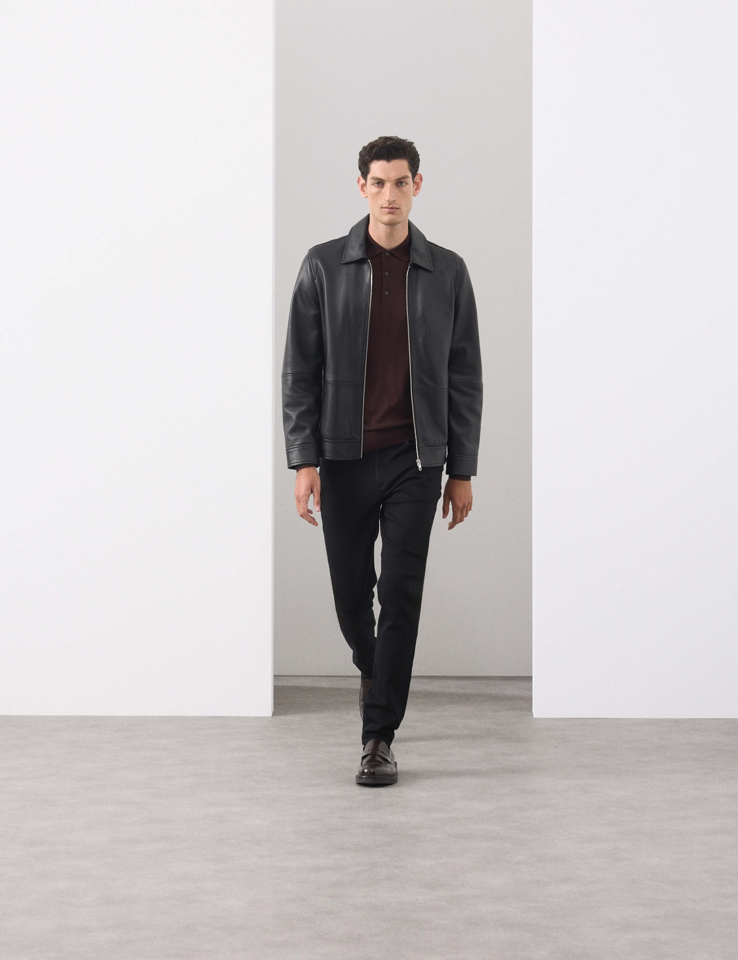 Pure Extra Fine Merino Wool Polo Shirt 6 of 6