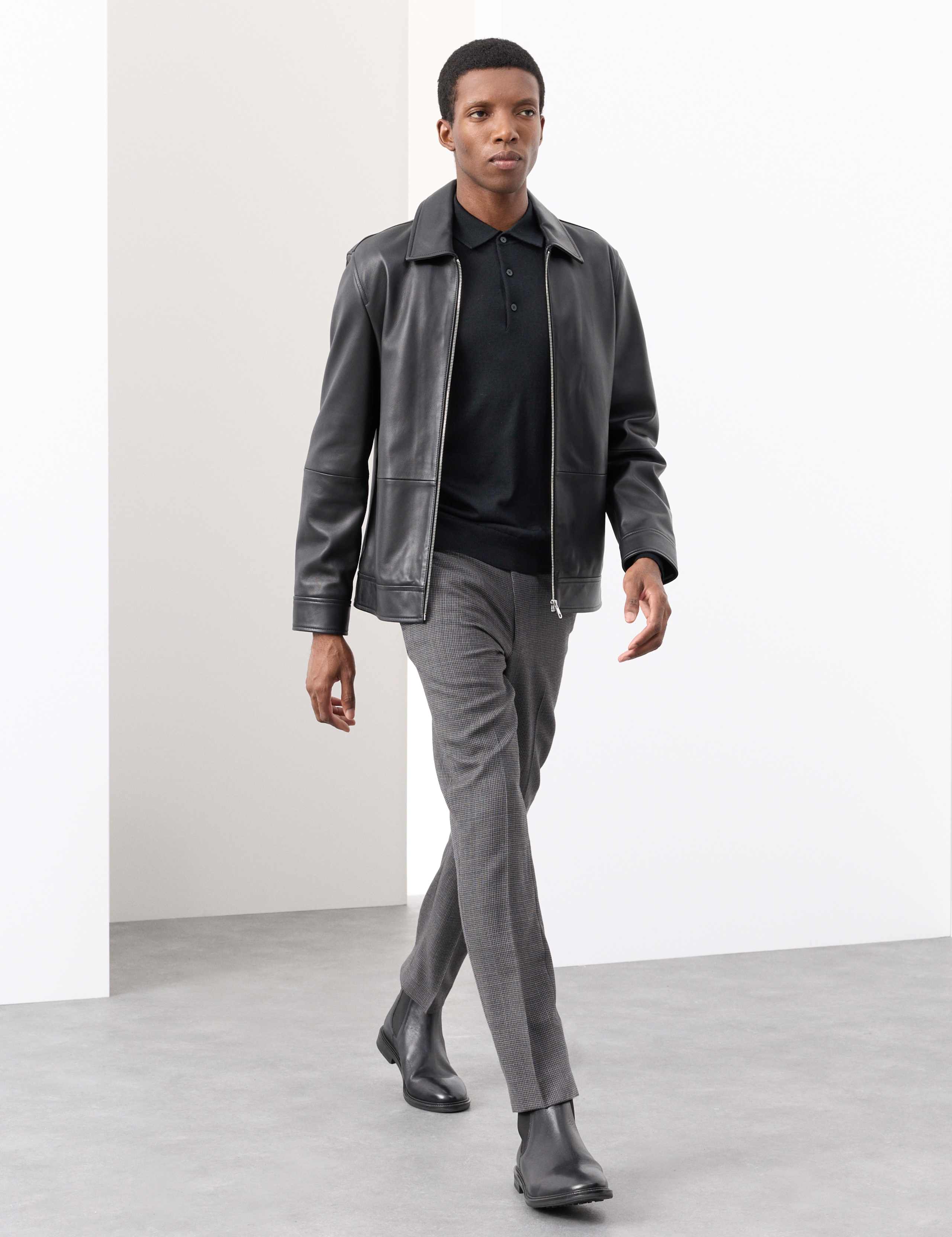 Pure Extra Fine Merino Wool Polo Shirt 3 of 5