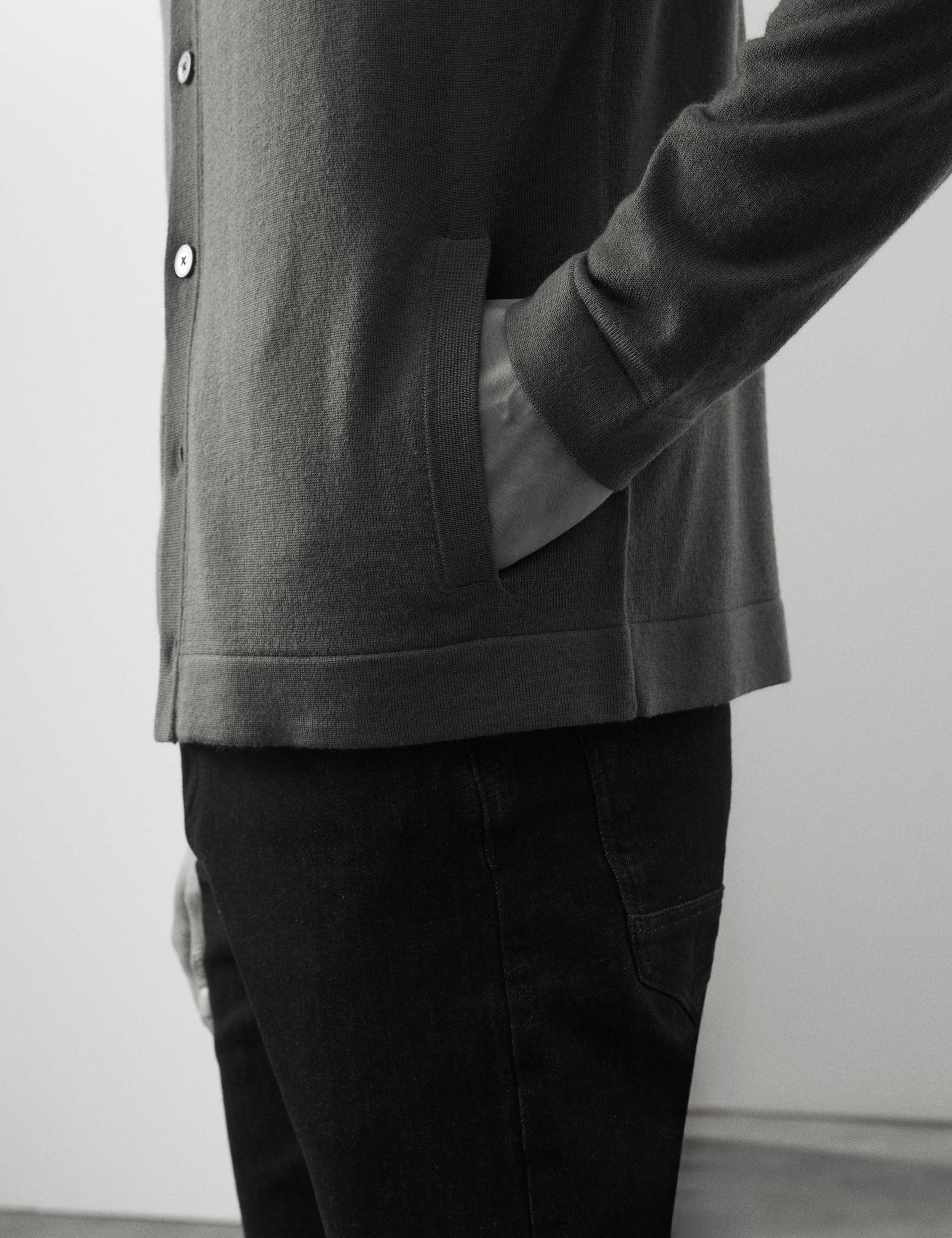 Pure Extra Fine Merino Wool Jacket 5 of 6