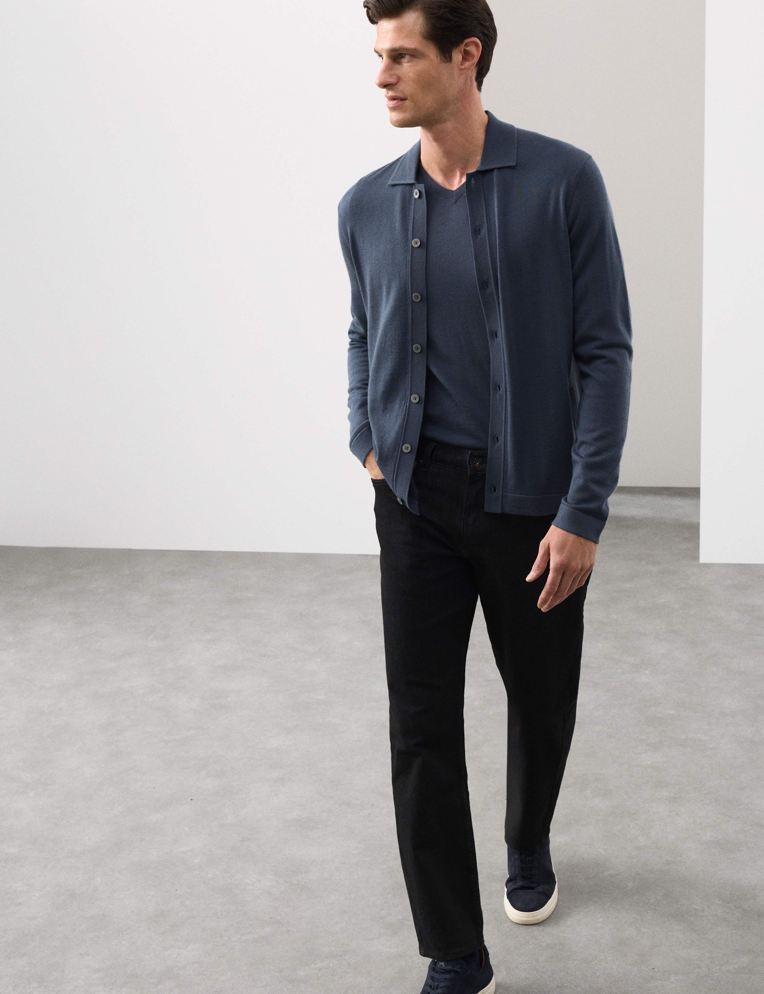 Pure Extra Fine Merino Wool Jacket 6 of 6