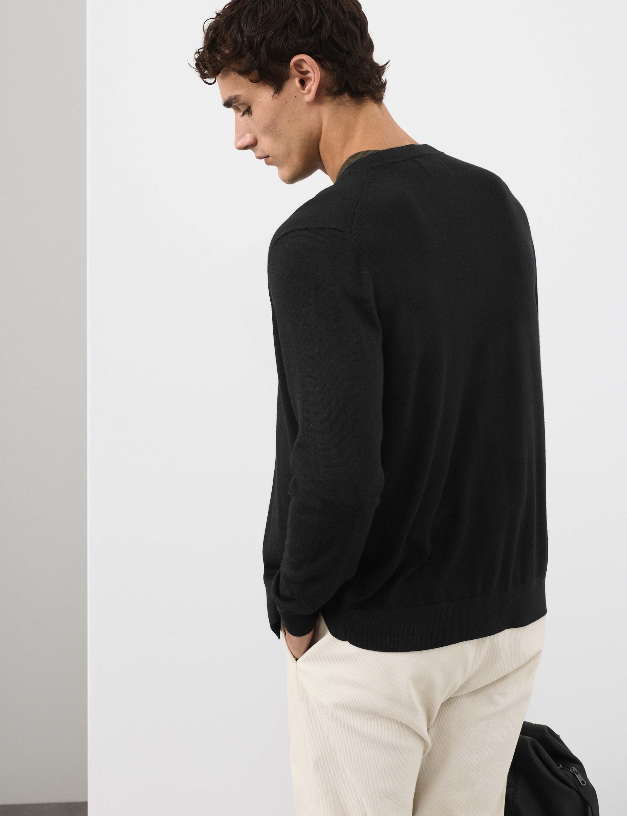 Pure Extra Fine Merino Wool Cardigan 4 of 6