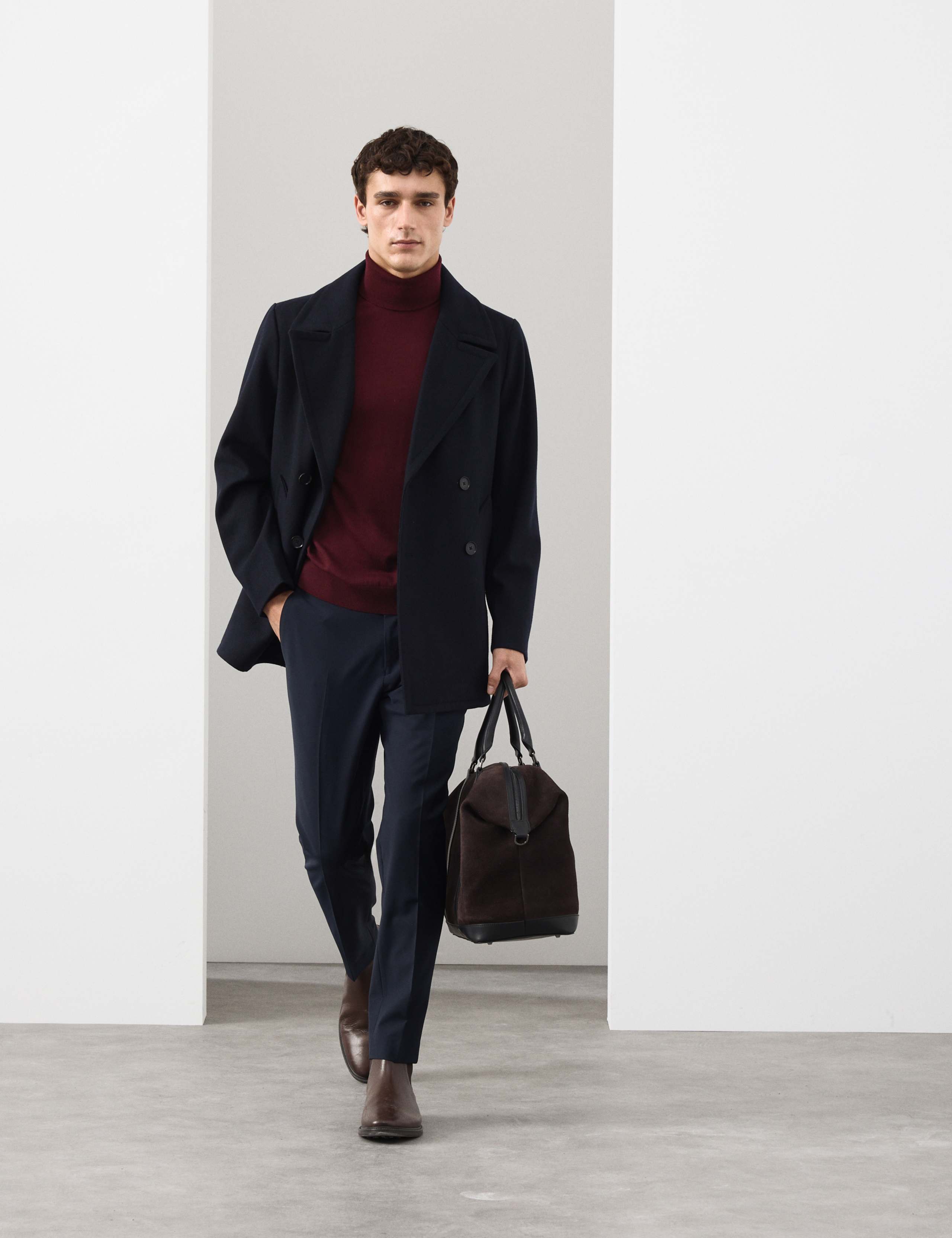 Pure Extra Fine Merino Wool Roll Neck Jumper 3 of 6