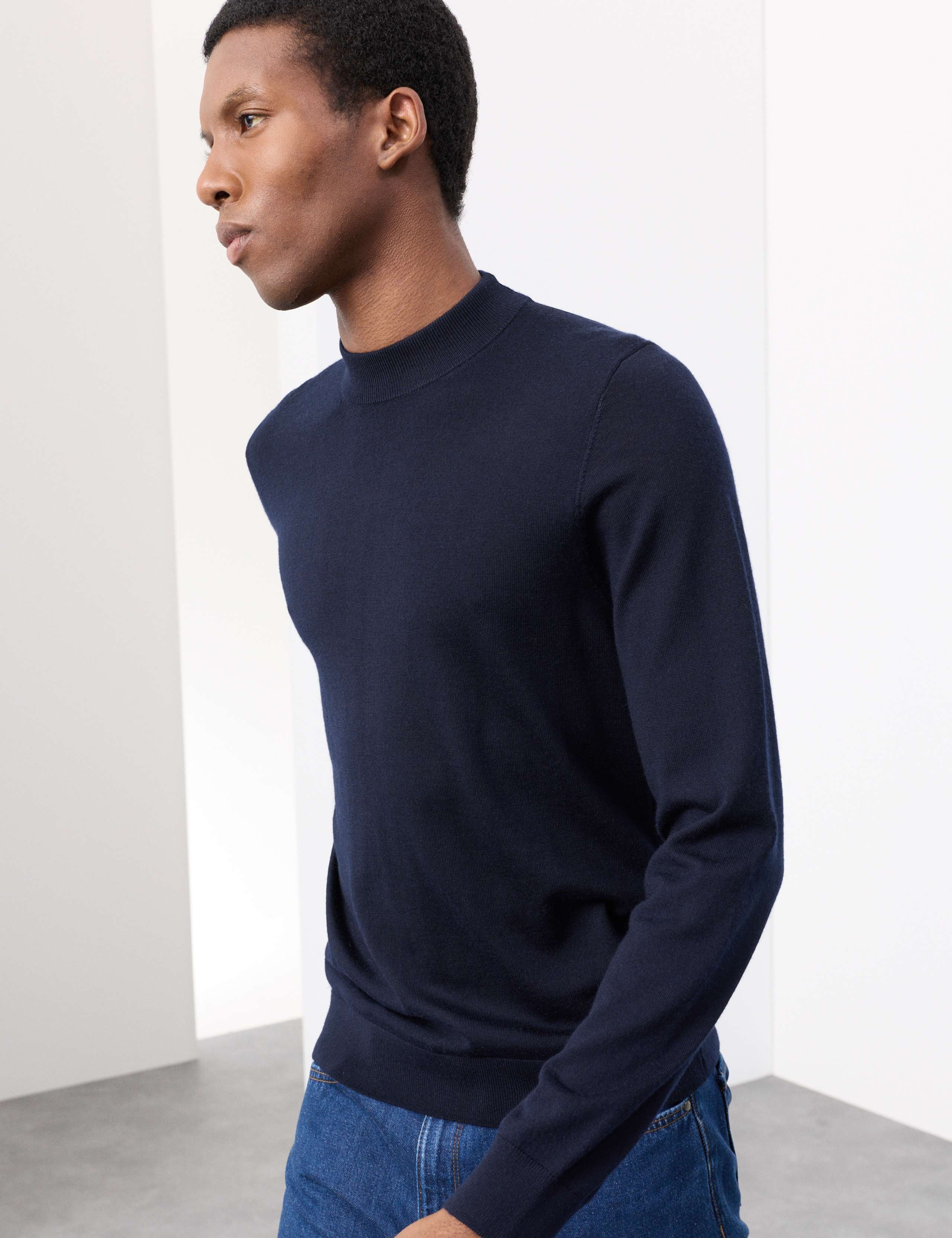 Pure Extra Fine Merino Wool Performance Jumper 5 of 5