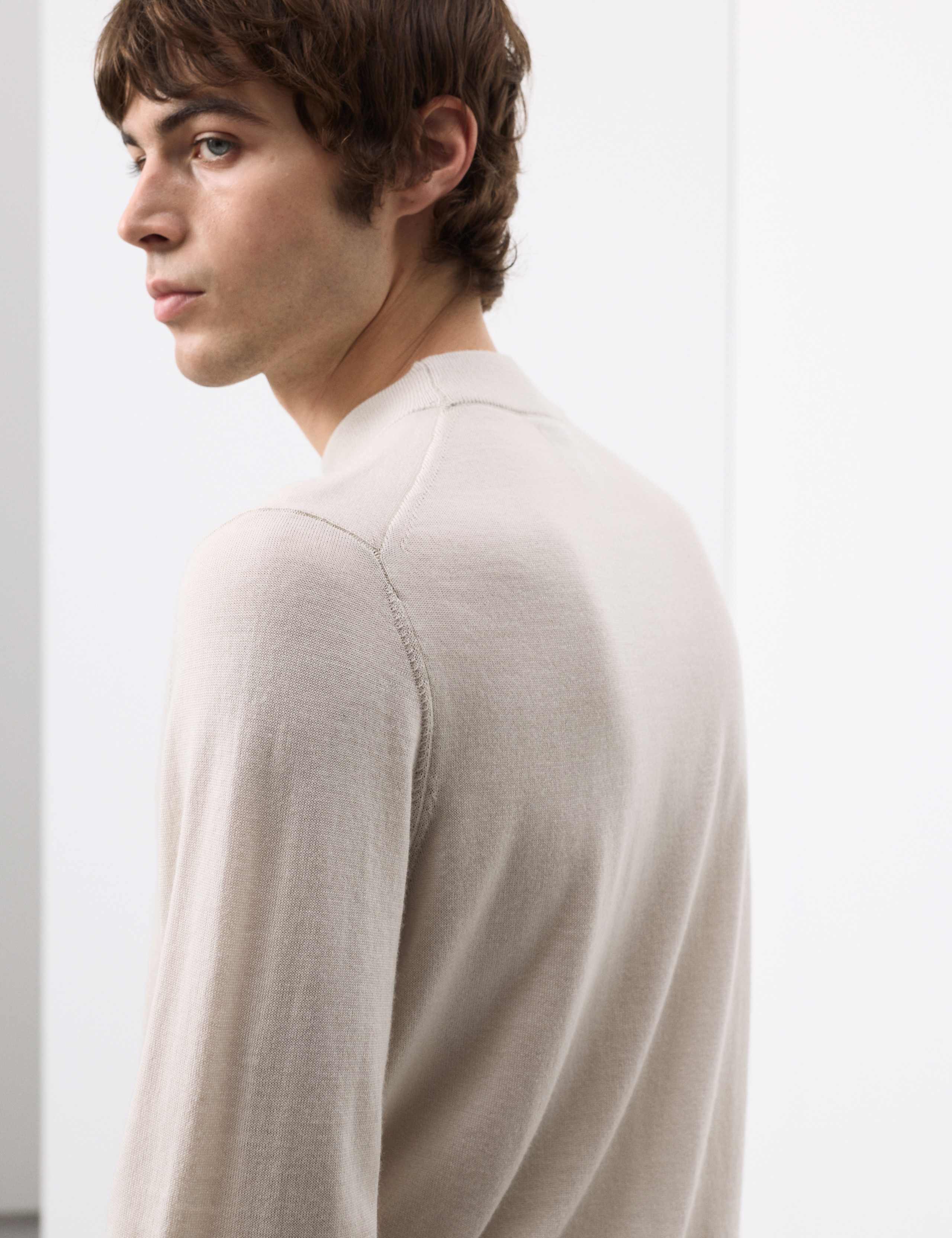Pure Extra Fine Merino Wool Performance Jumper 5 of 6