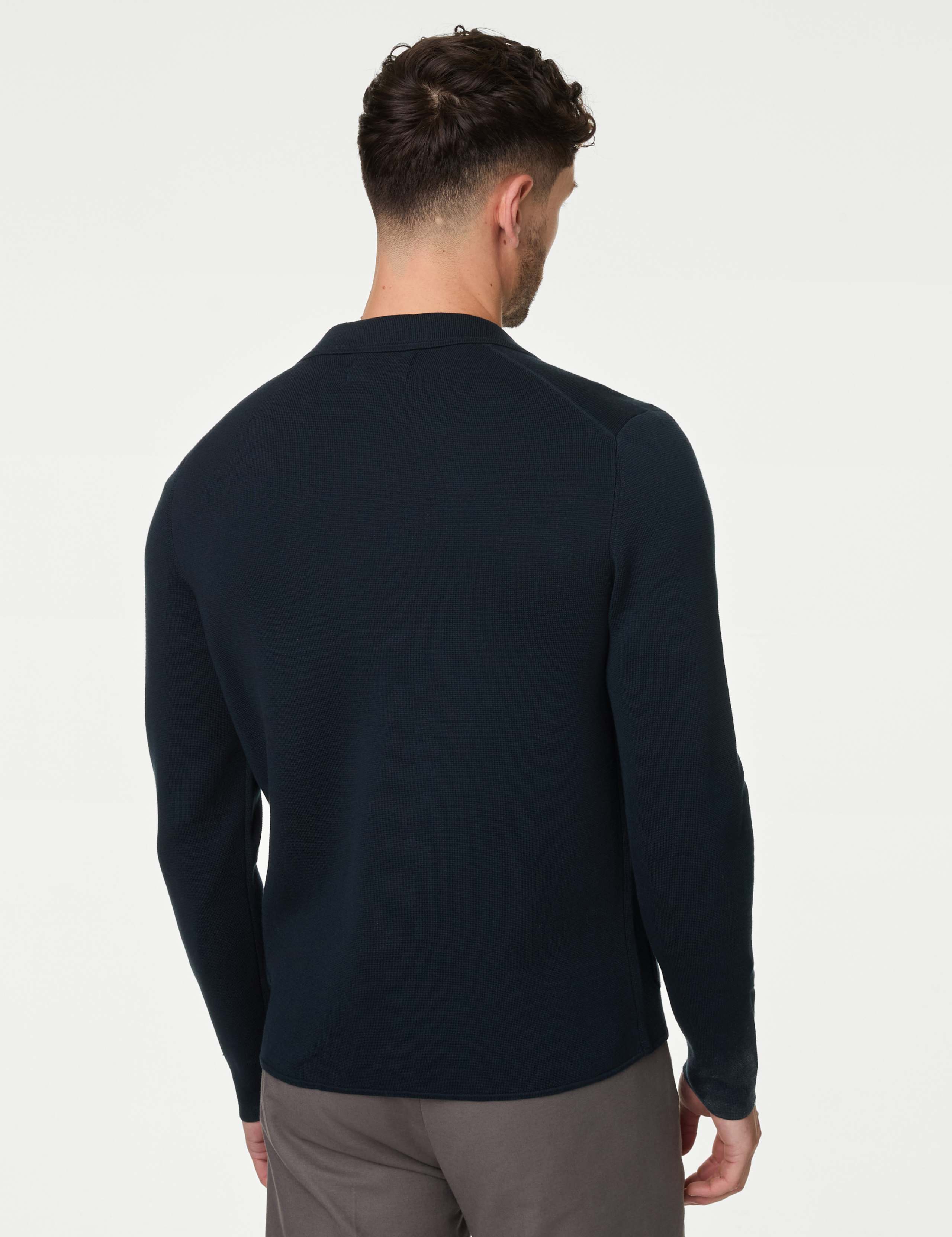 Cotton Modal Knitted Blazer 5 of 5