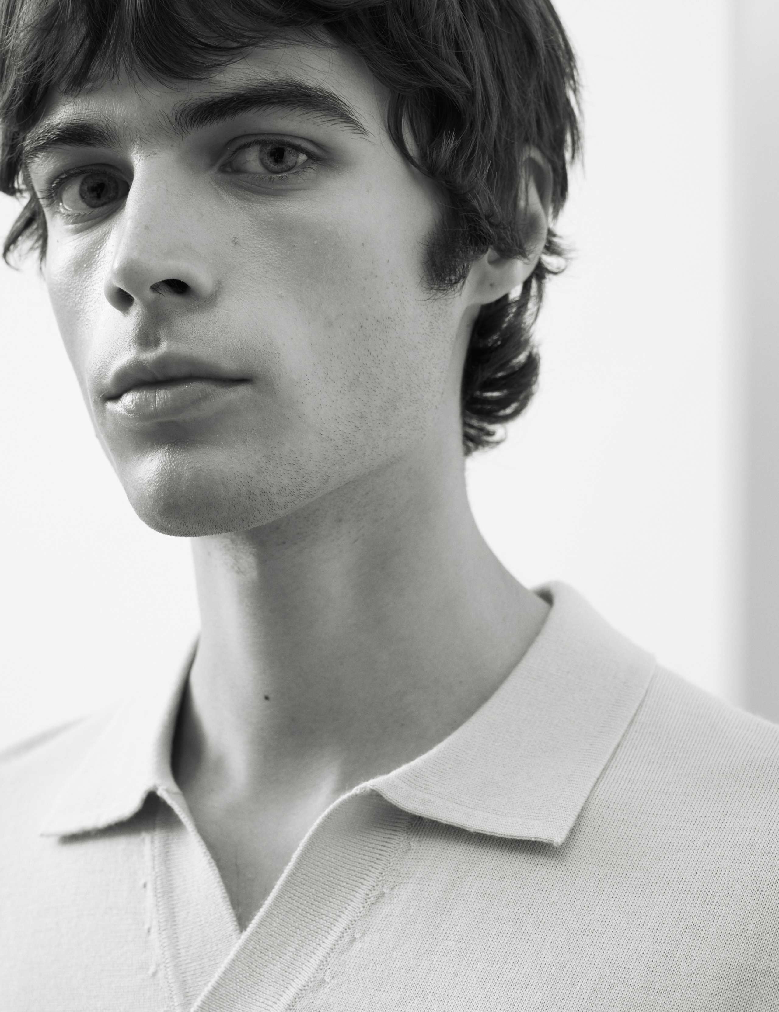 Pure Extra Fine Merino Wool Knitted Polo Shirt 3 of 6