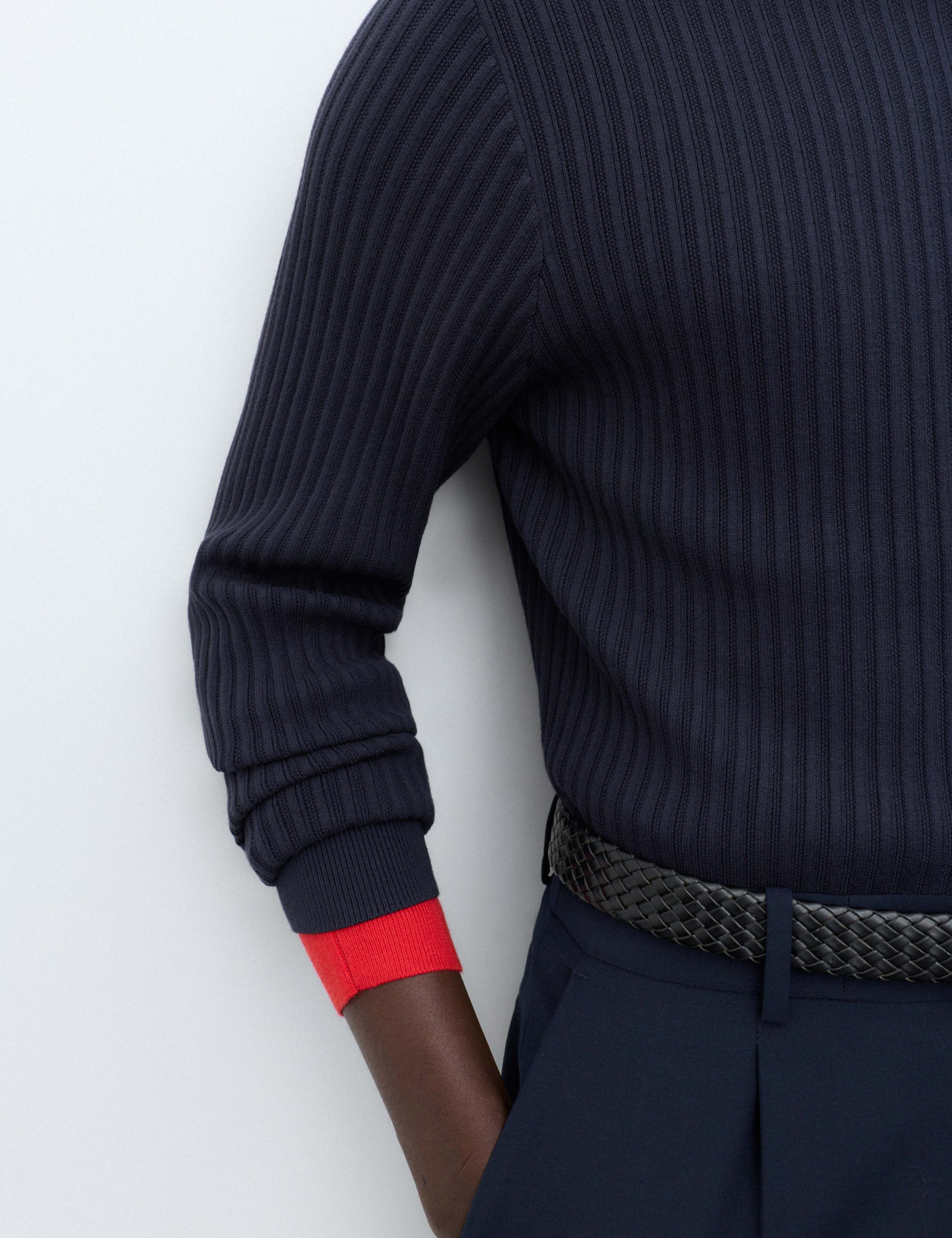 Ribbed High Neck Jumper 5 of 6
