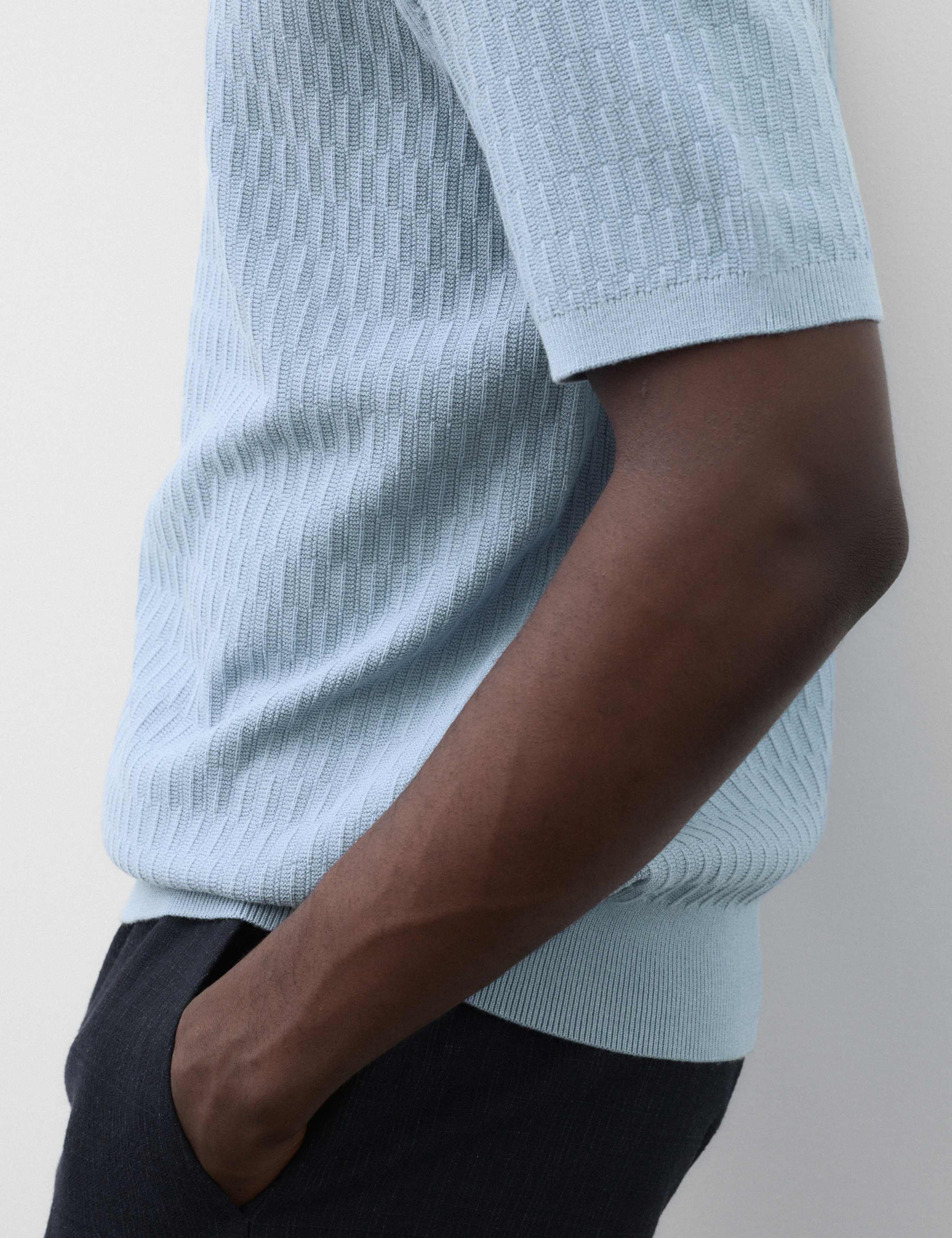 Textured Knitted T-Shirt 7 of 7