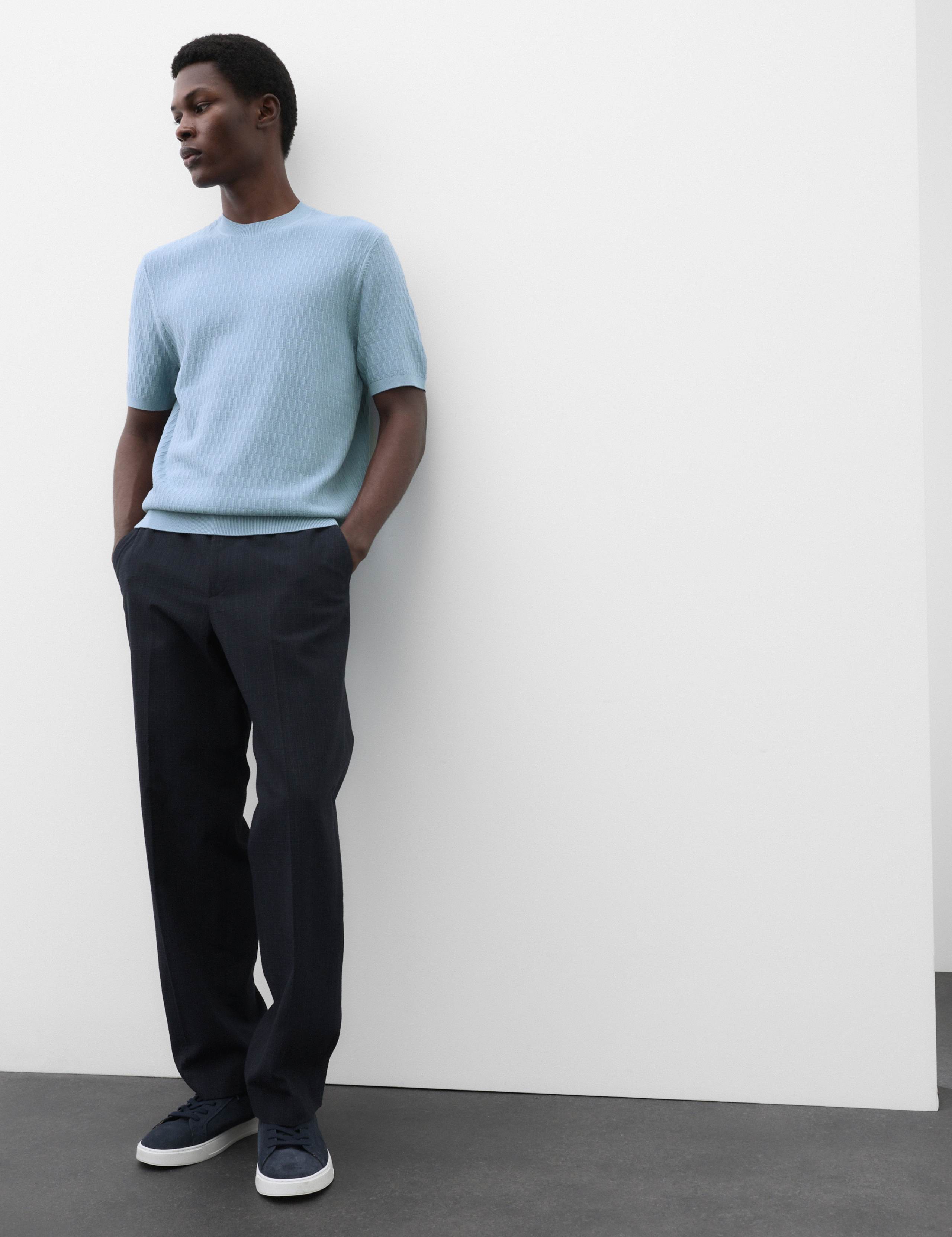 Textured Knitted T-Shirt 4 of 7